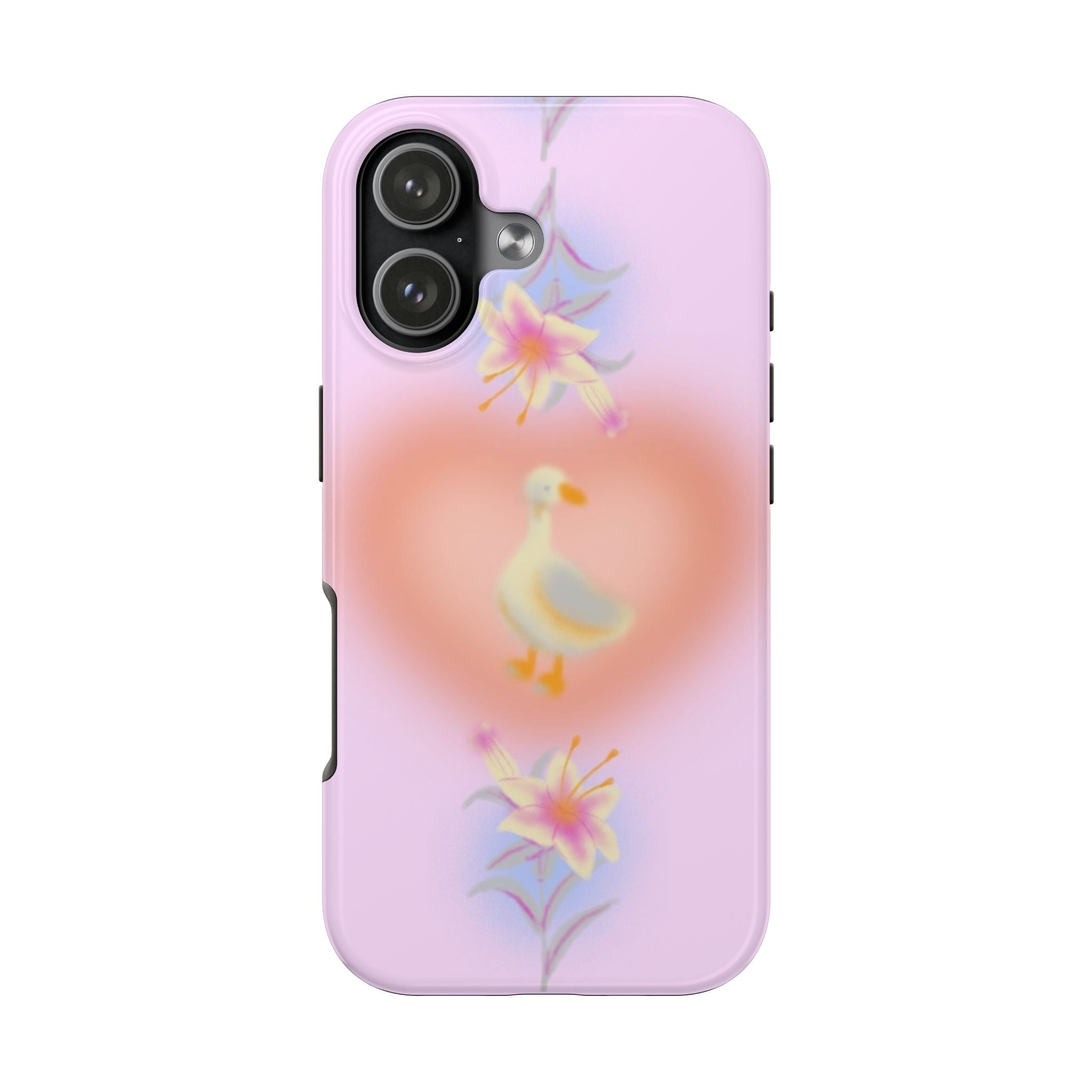 LILAC COQUETTE DUCK AURA PHONE CASE