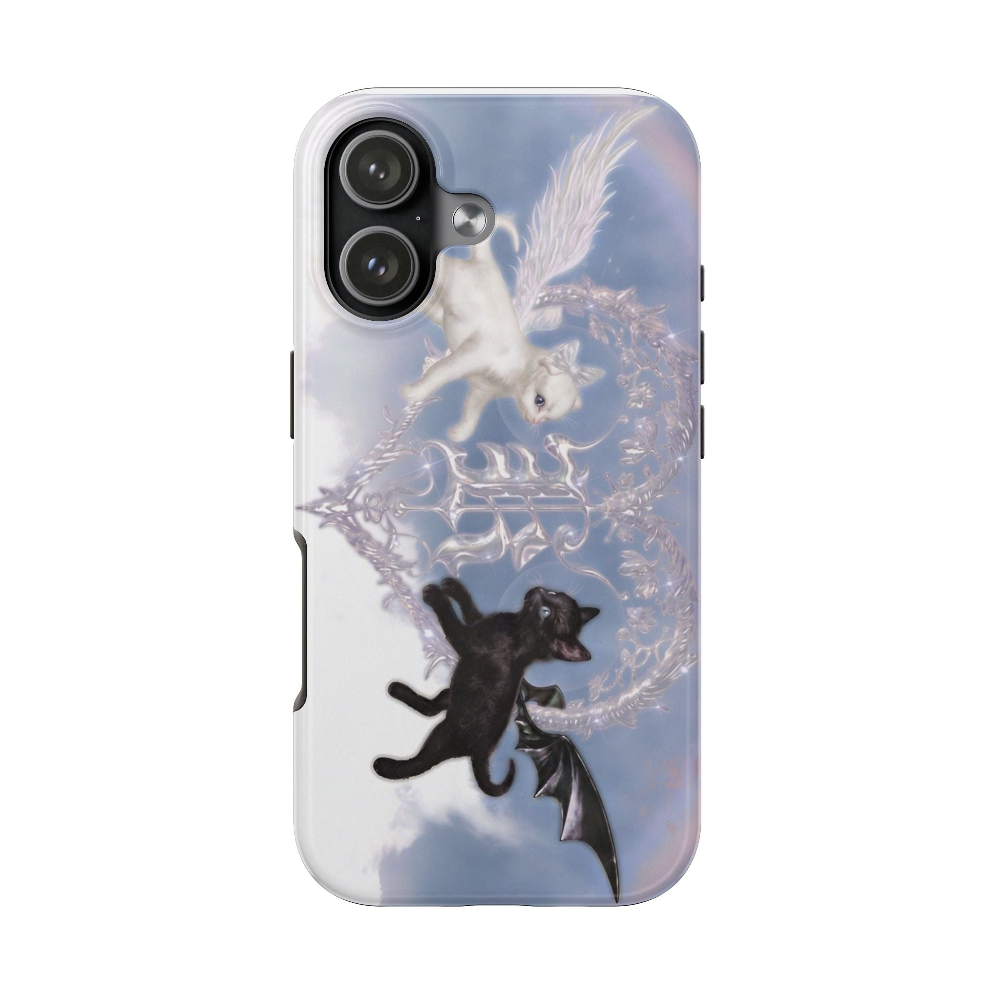 Y2K ANGEL CATS PHONE CASE