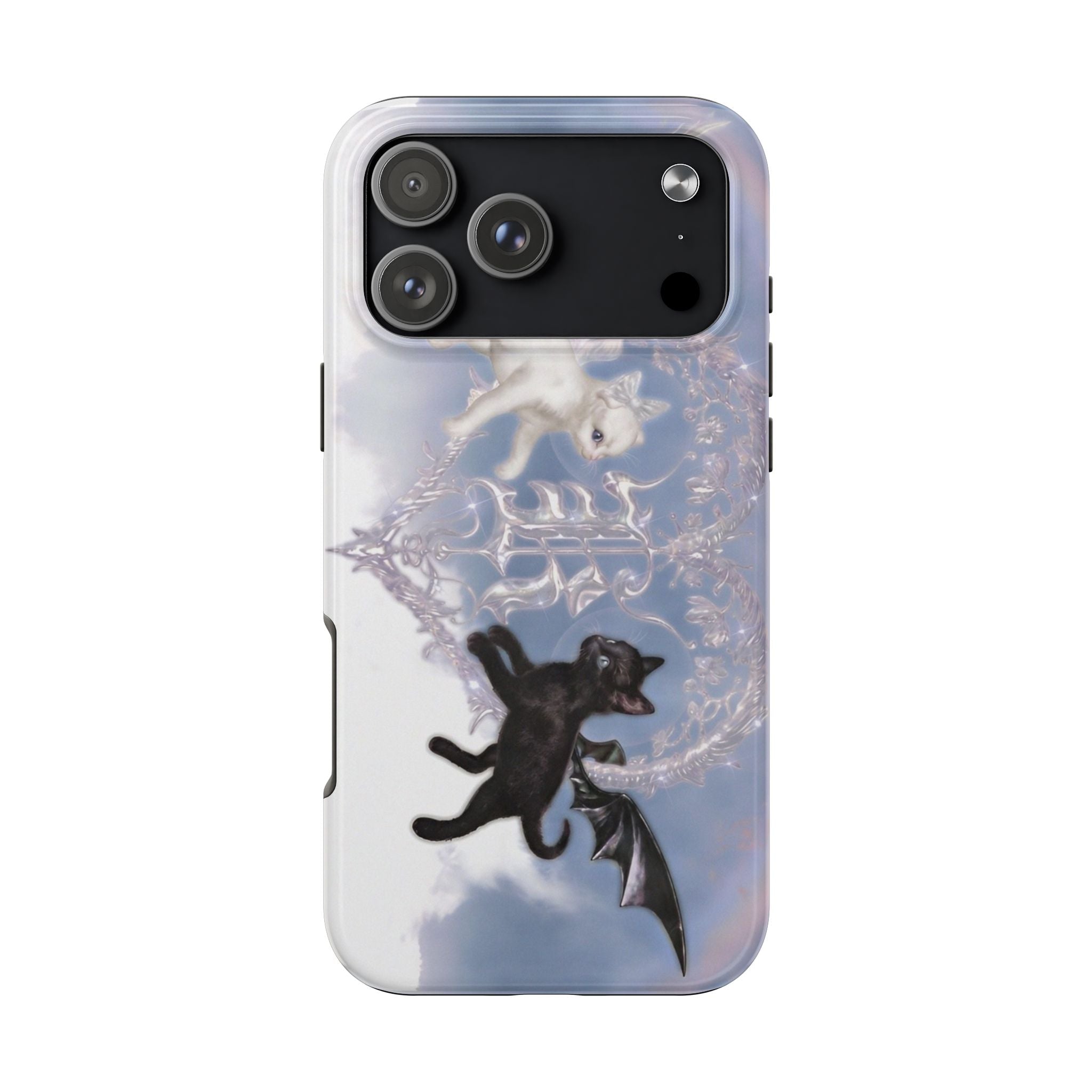 Y2K ANGEL CATS PHONE CASE