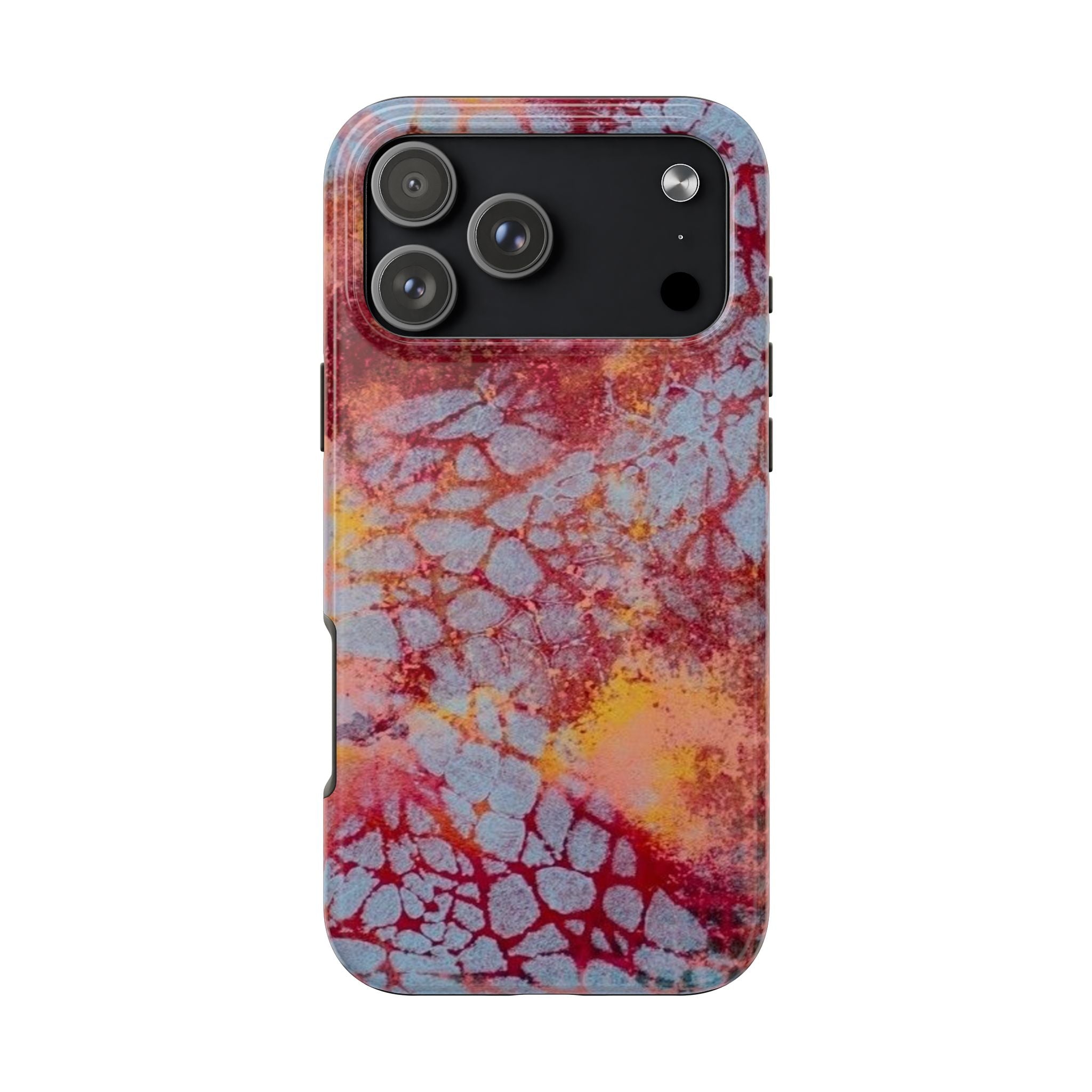 BLUE BURGUNDY MIRAGE PHONE CASE