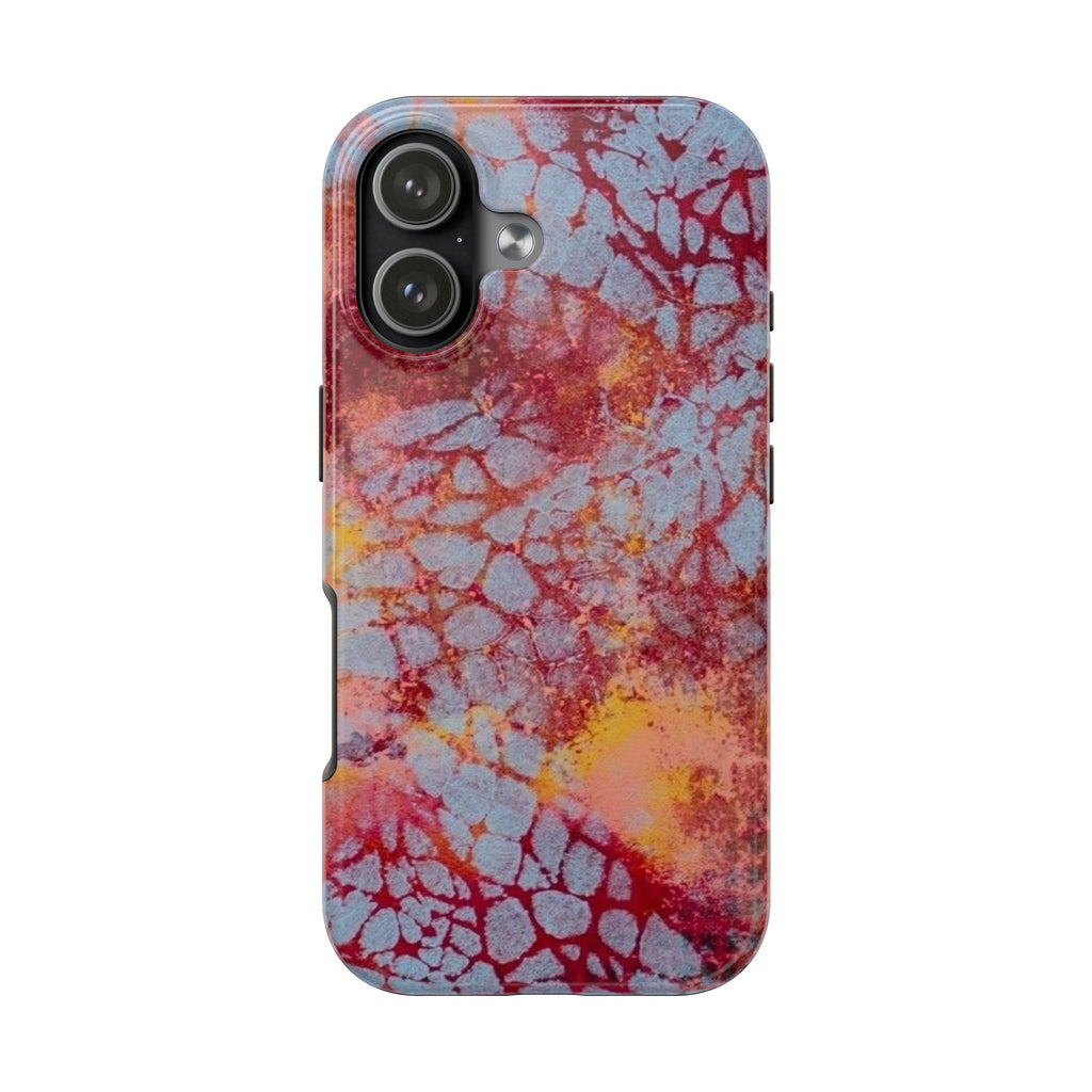 BLUE BURGUNDY MIRAGE PHONE CASE