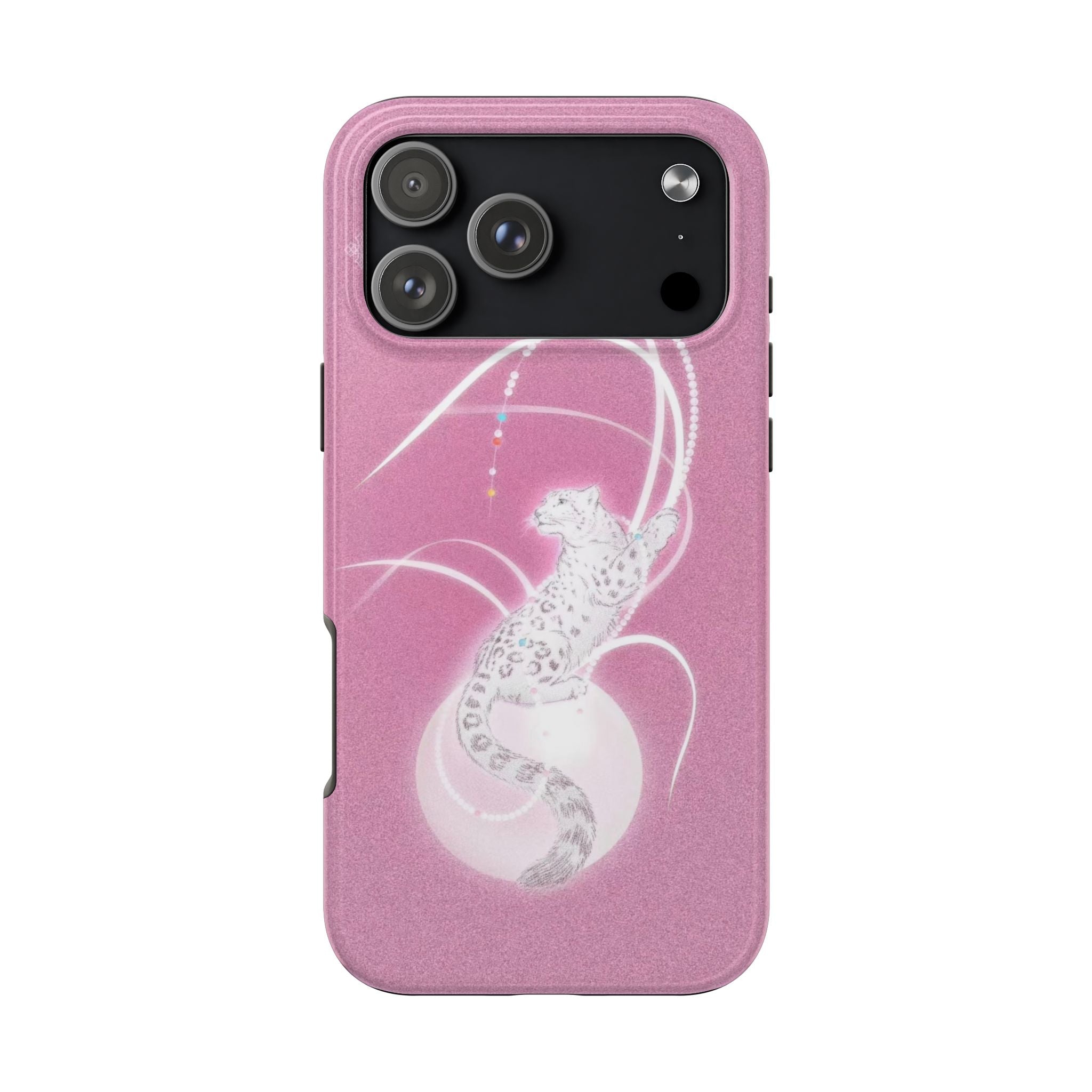 PINK ETHEREAL TIGER PHONE CASE