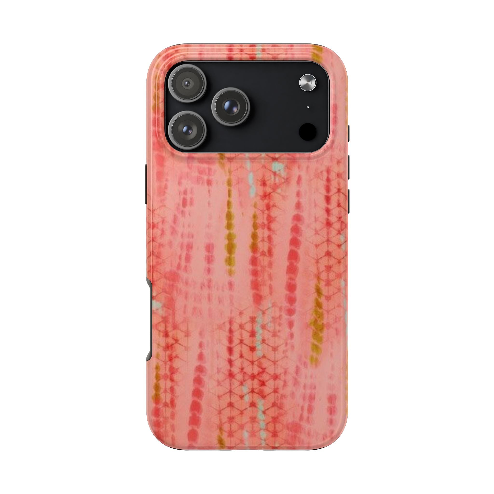 CORAL TIE DYE PHONE CASE