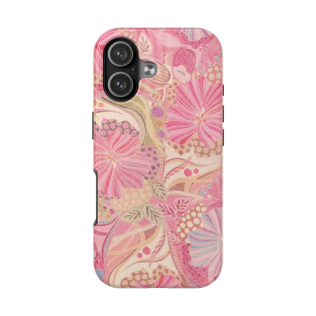 ROSEY REVERIE PINK FLORAL WHIMSY PHONE CASE