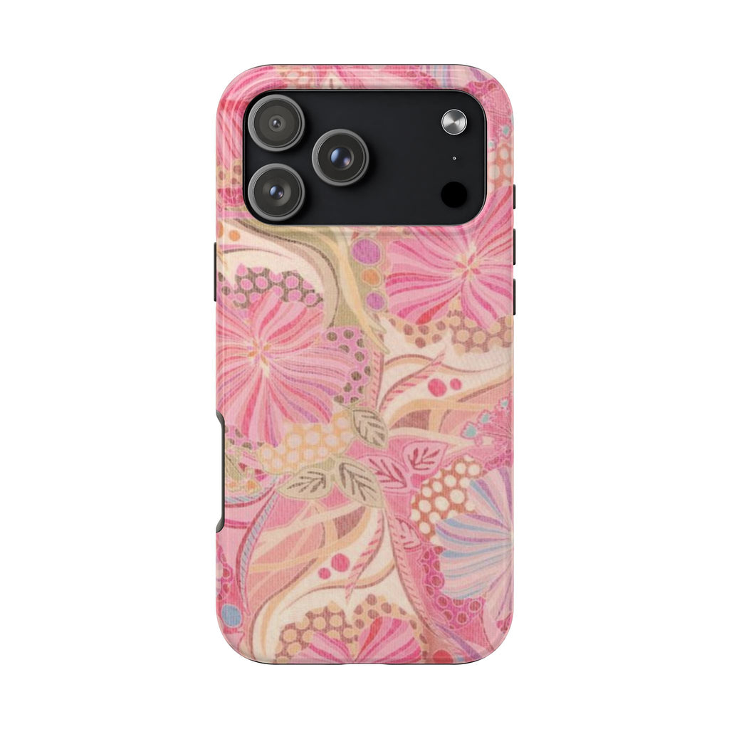 ROSEY REVERIE PINK FLORAL WHIMSY PHONE CASE