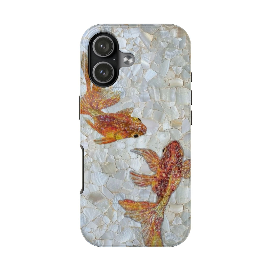 MOSAIC EMBELLISHED FISH PHONE CASE