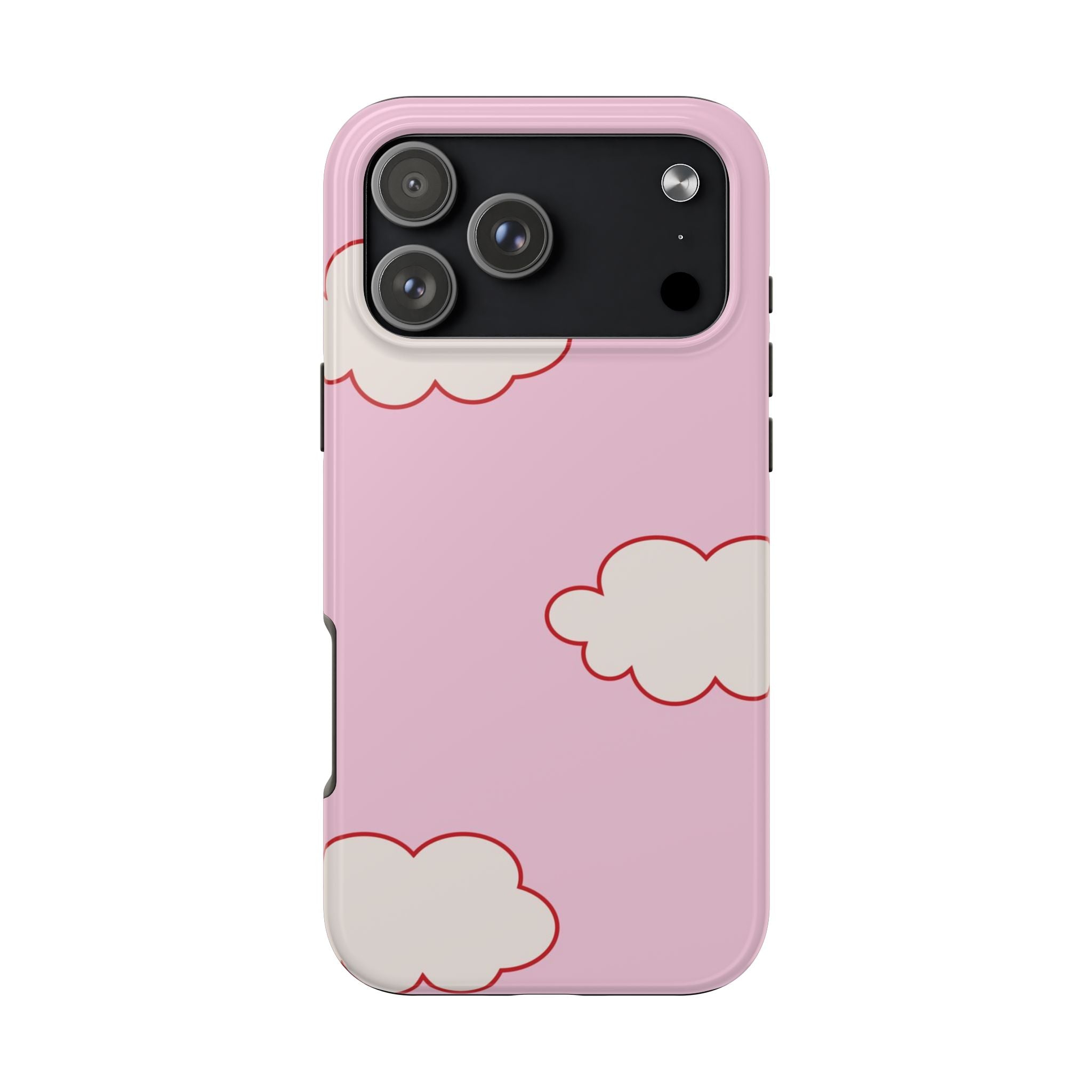 PINK CLOUDS MINIMALIST PHONE CASE