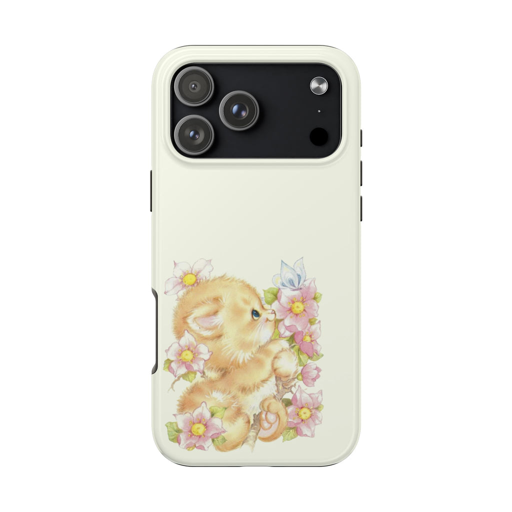 PETAL GARDEN KITTY PHONE CASE