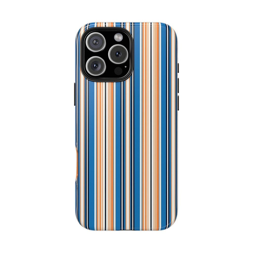 TANGERINE CLUB STRIPES PHONE CASE
