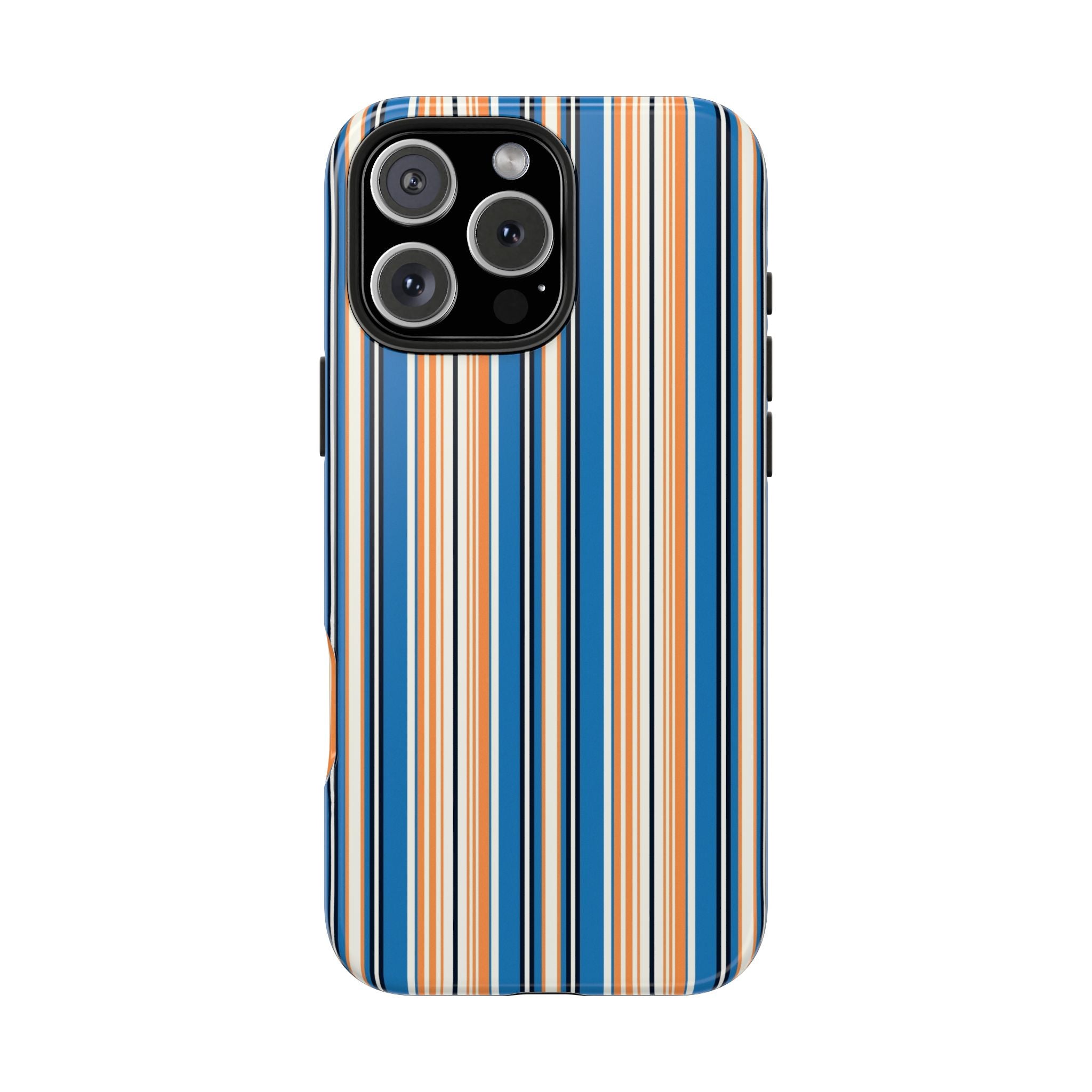 TANGERINE CLUB STRIPES PHONE CASE