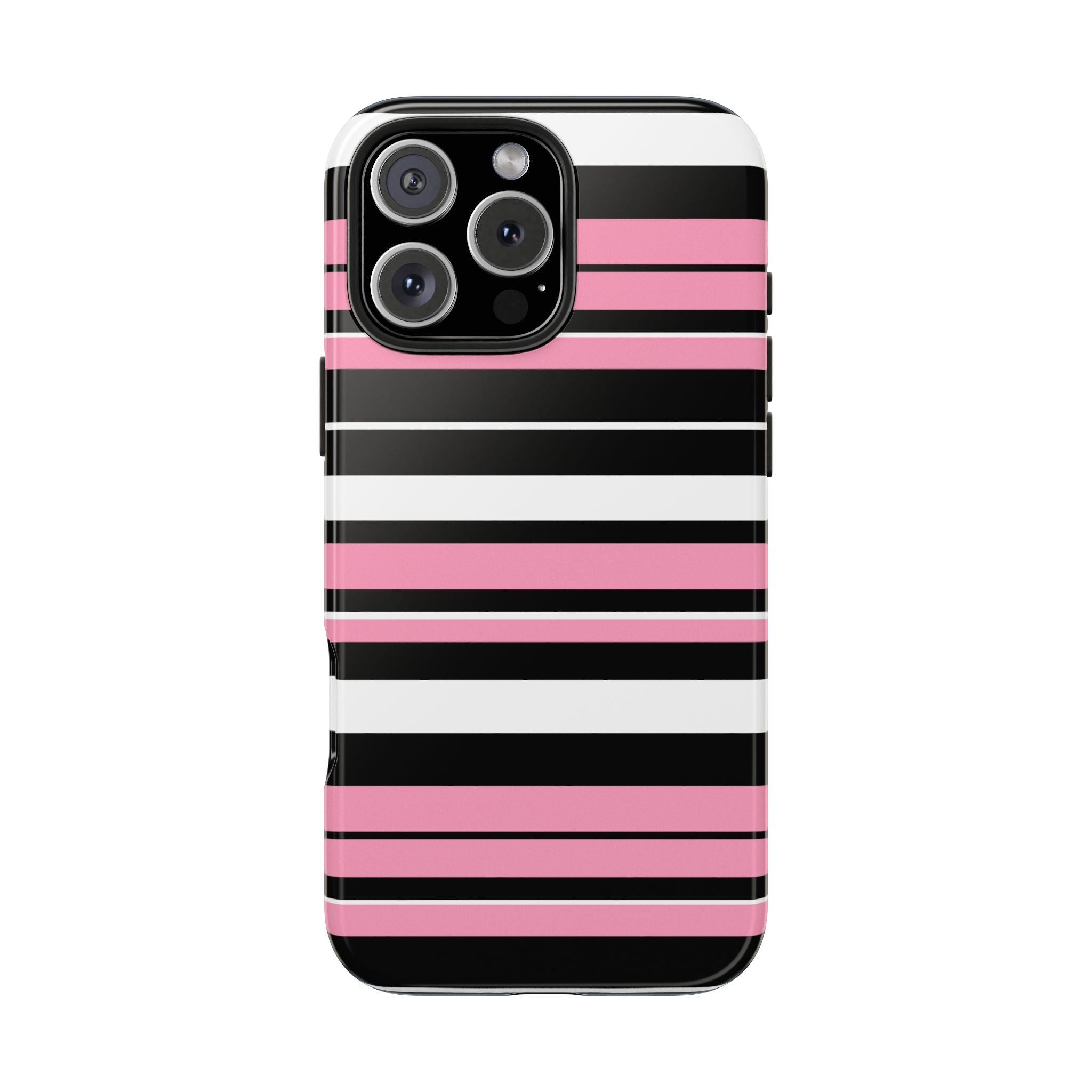 PINK RALLY STRIPES PHONE CASE