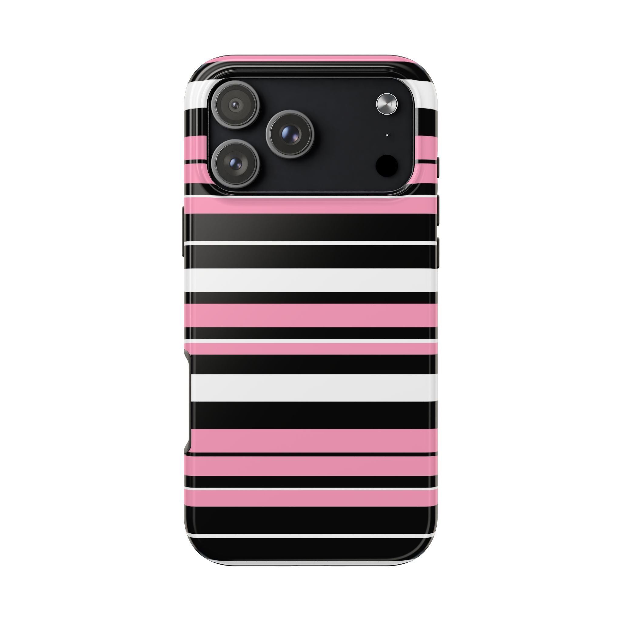 PINK RALLY STRIPES PHONE CASE