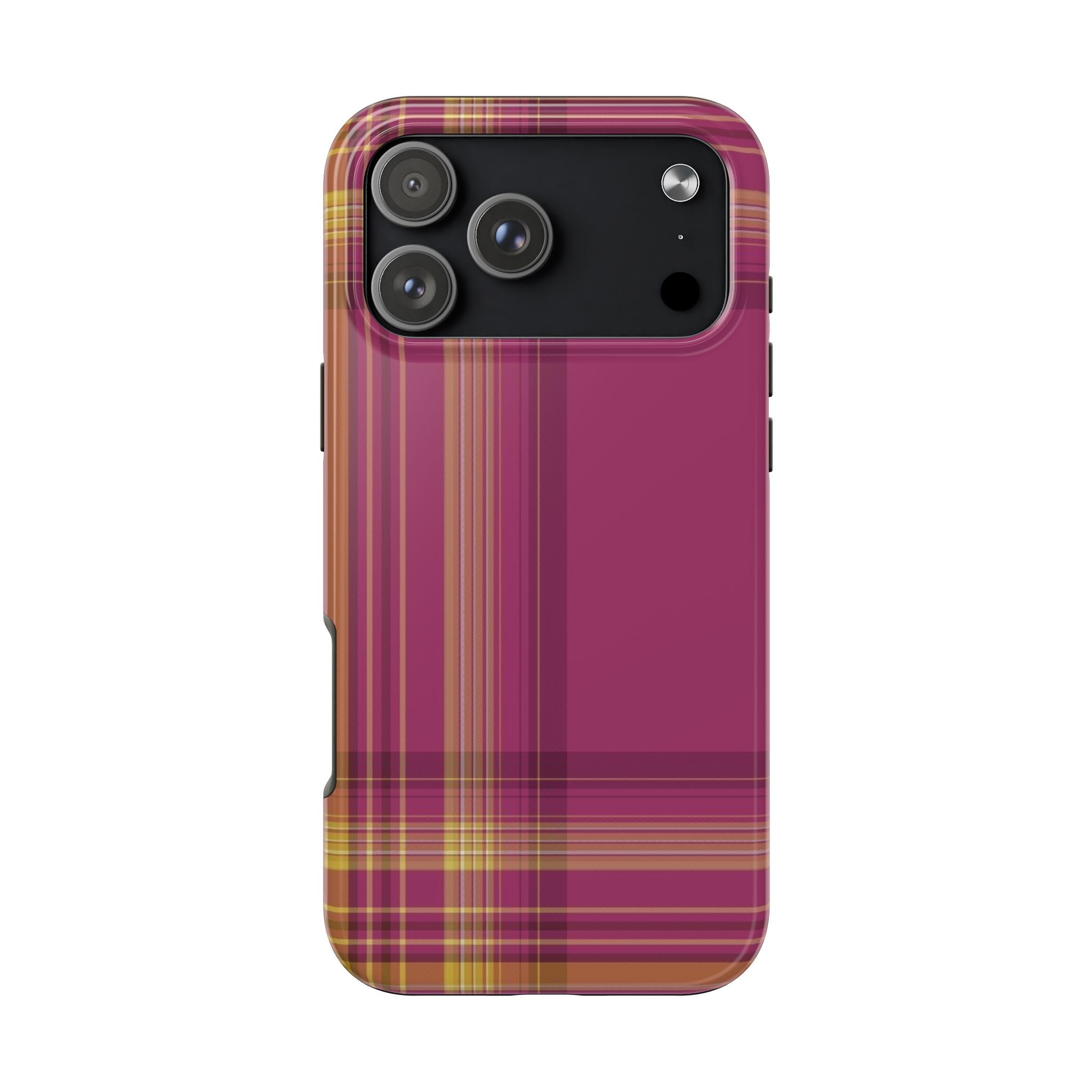 AMAGANSETT PLAID STRIPES PHONE CASE