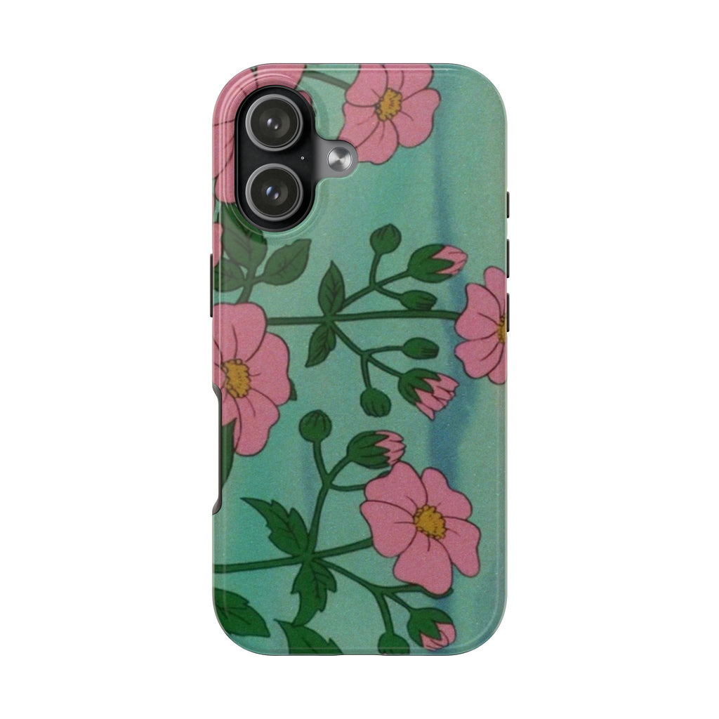 ELOISE MINT PINK FLORAL PHONE CASE