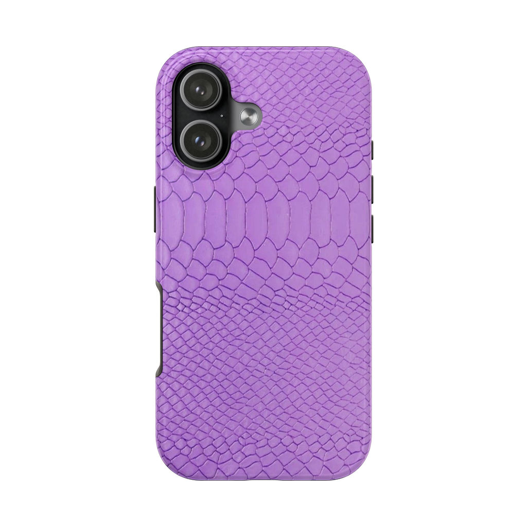 VIOLET MINIMALIST CROC PHONE CASE