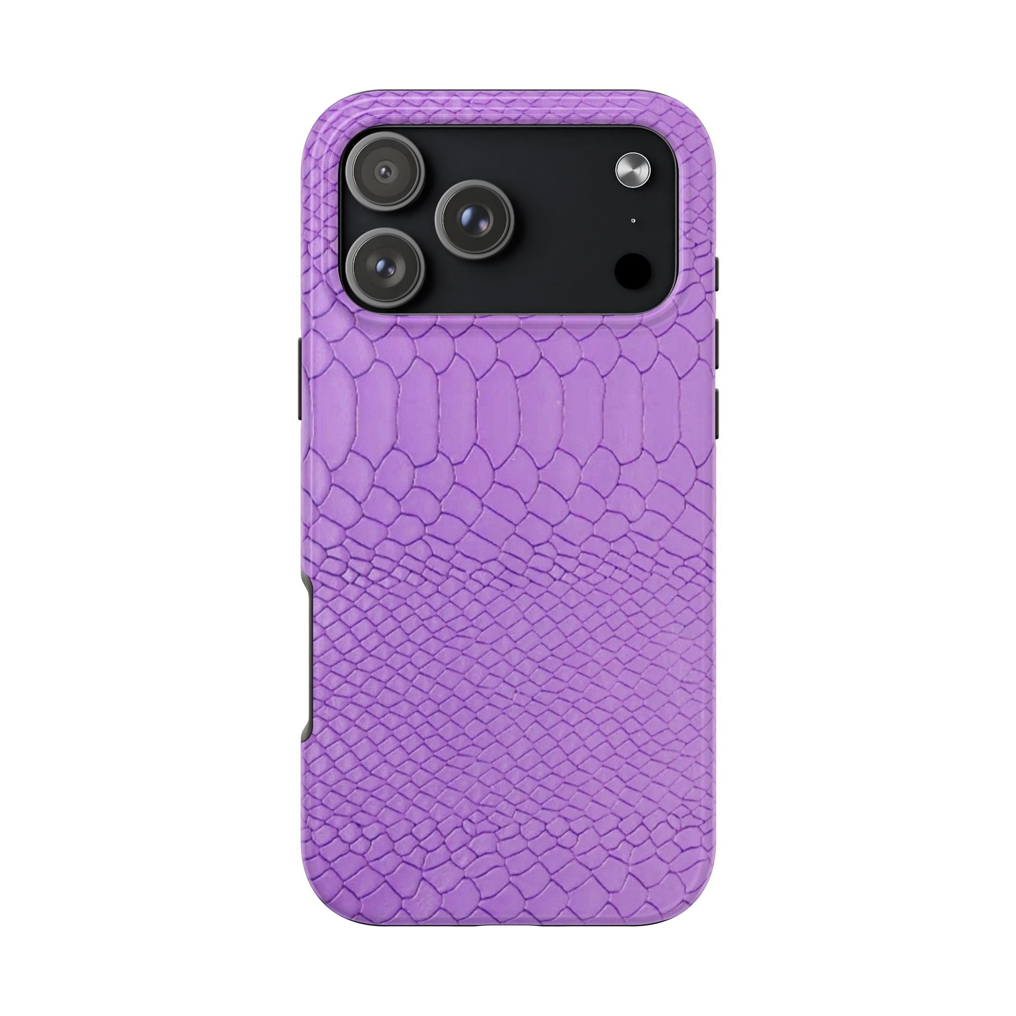VIOLET MINIMALIST CROC PHONE CASE
