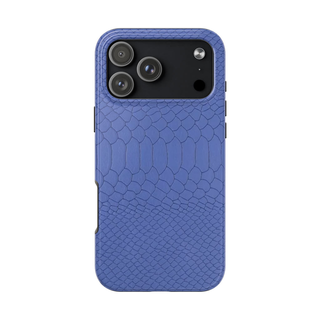 ROYAL BLUE MINIMALIST CROC PHONE CASE