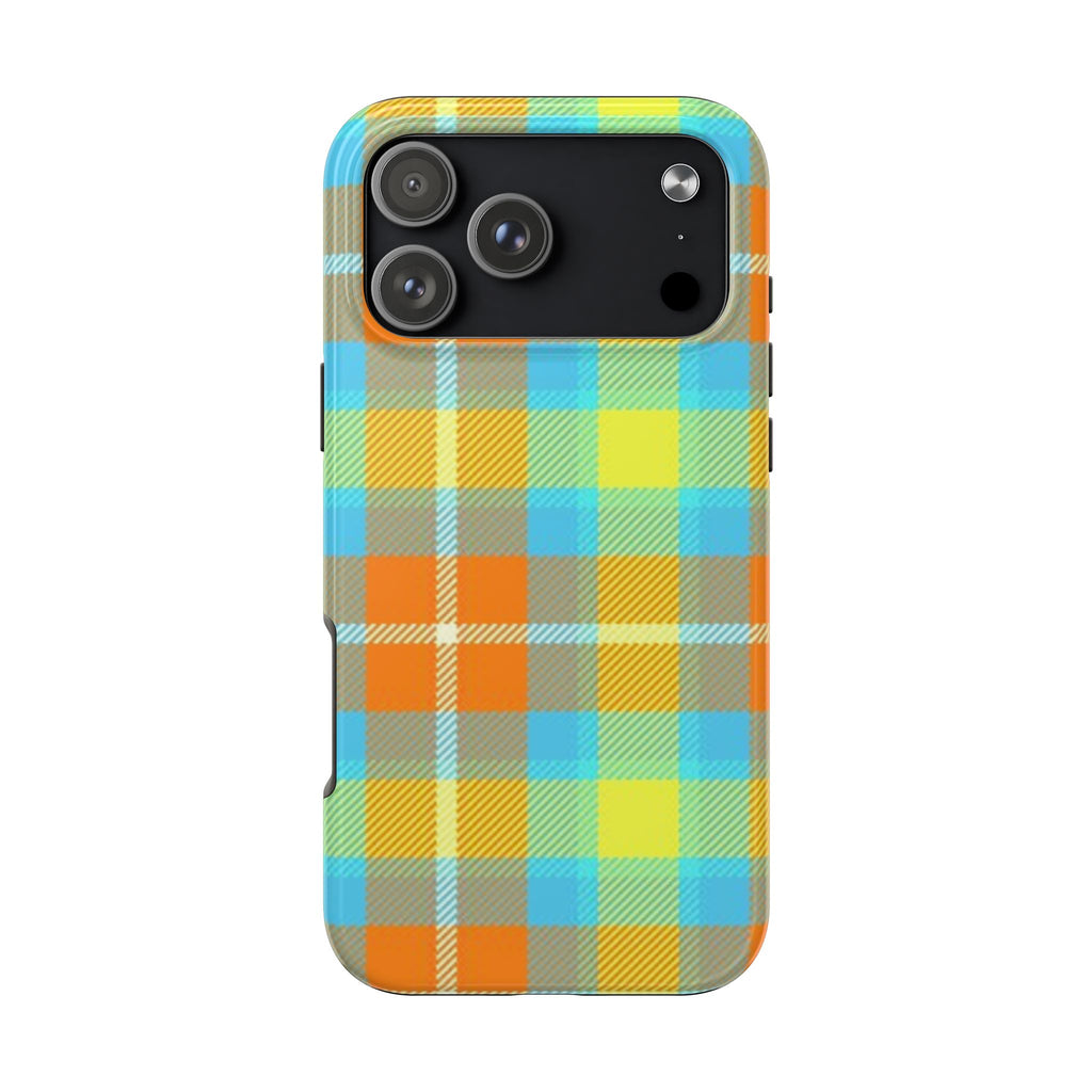 CAMDEN PLAID STRIPES PHONE CASE