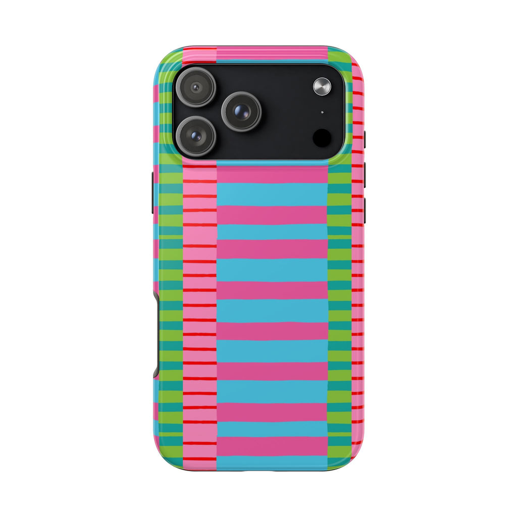 GEORGETOWN MULTI STRIPES PHONE CASE