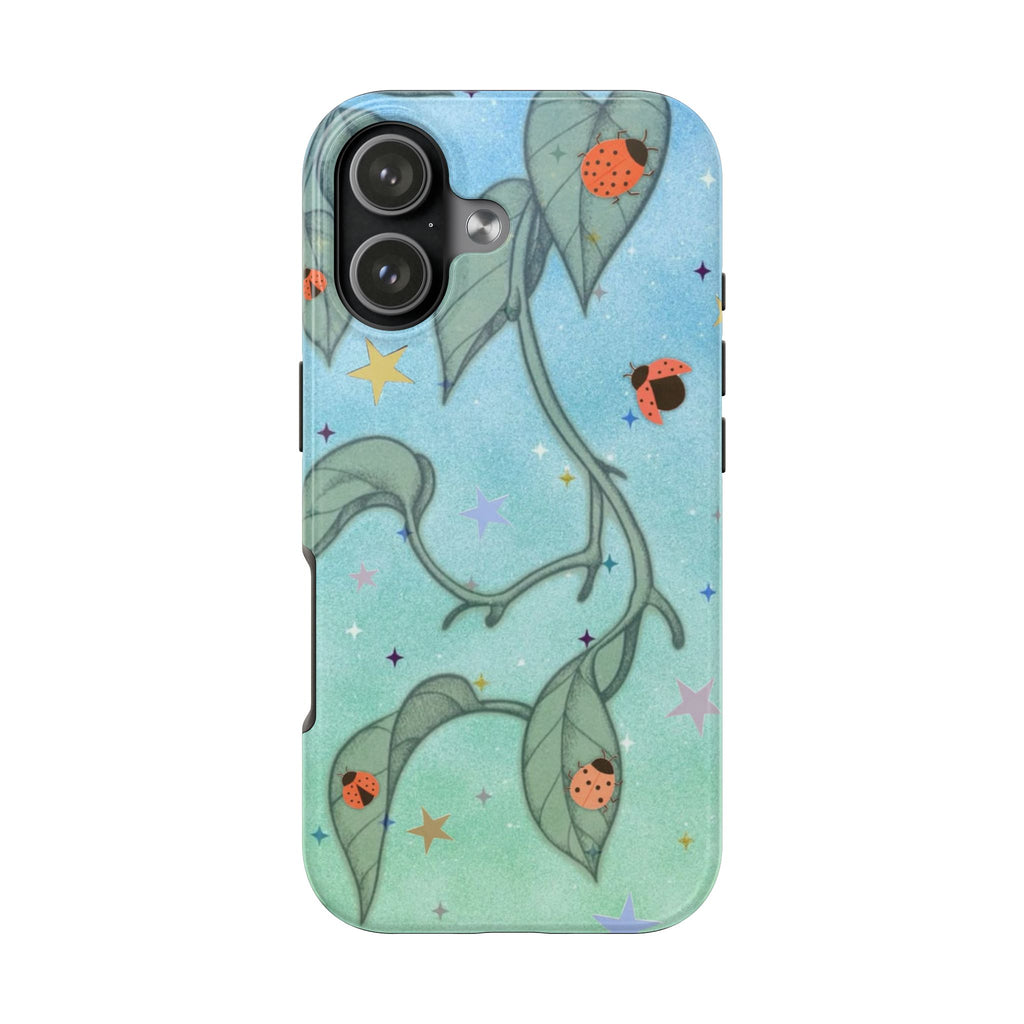 BLUE CELESTIAL LADYBUGS GARDEN PHONE CASE