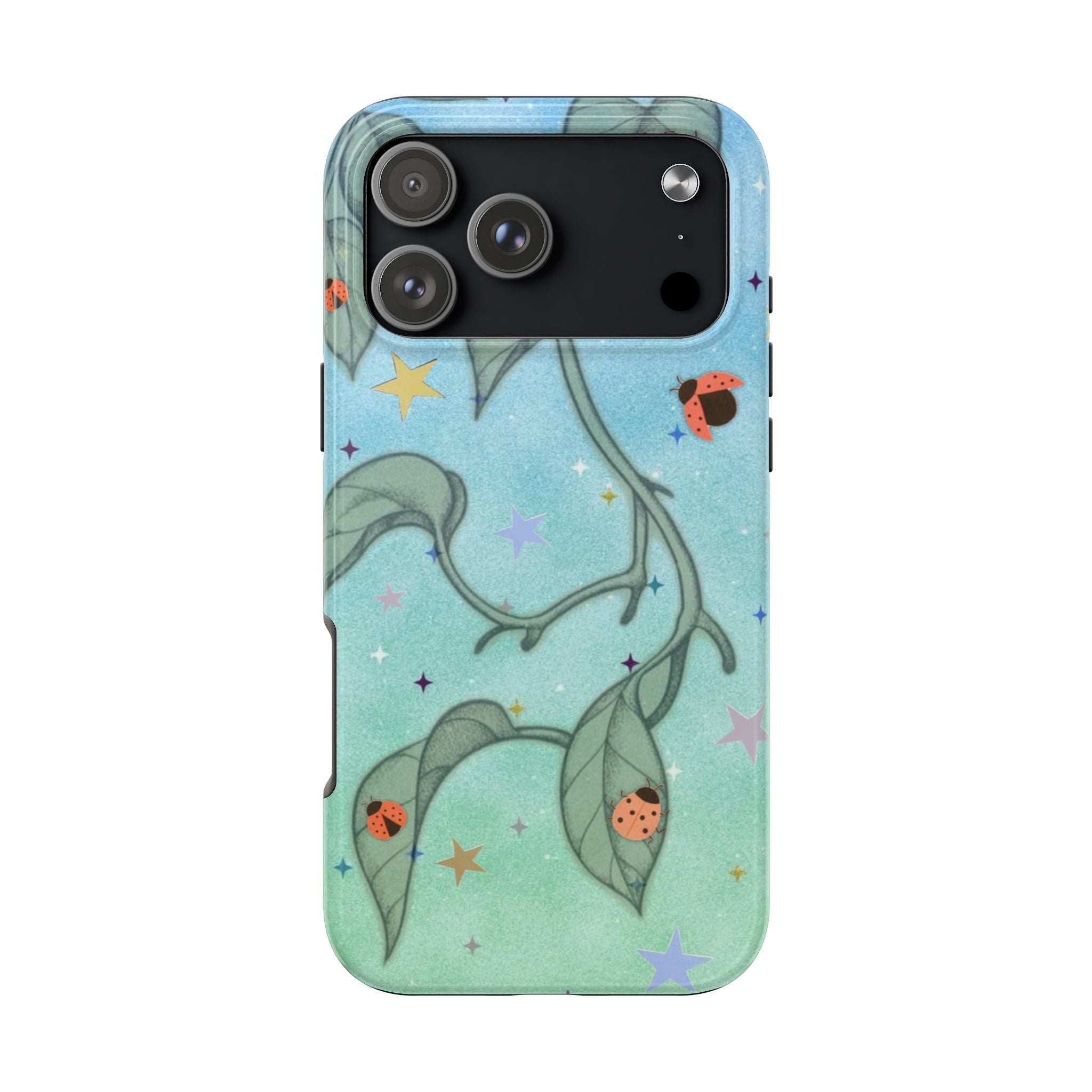 BLUE CELESTIAL LADYBUGS GARDEN PHONE CASE