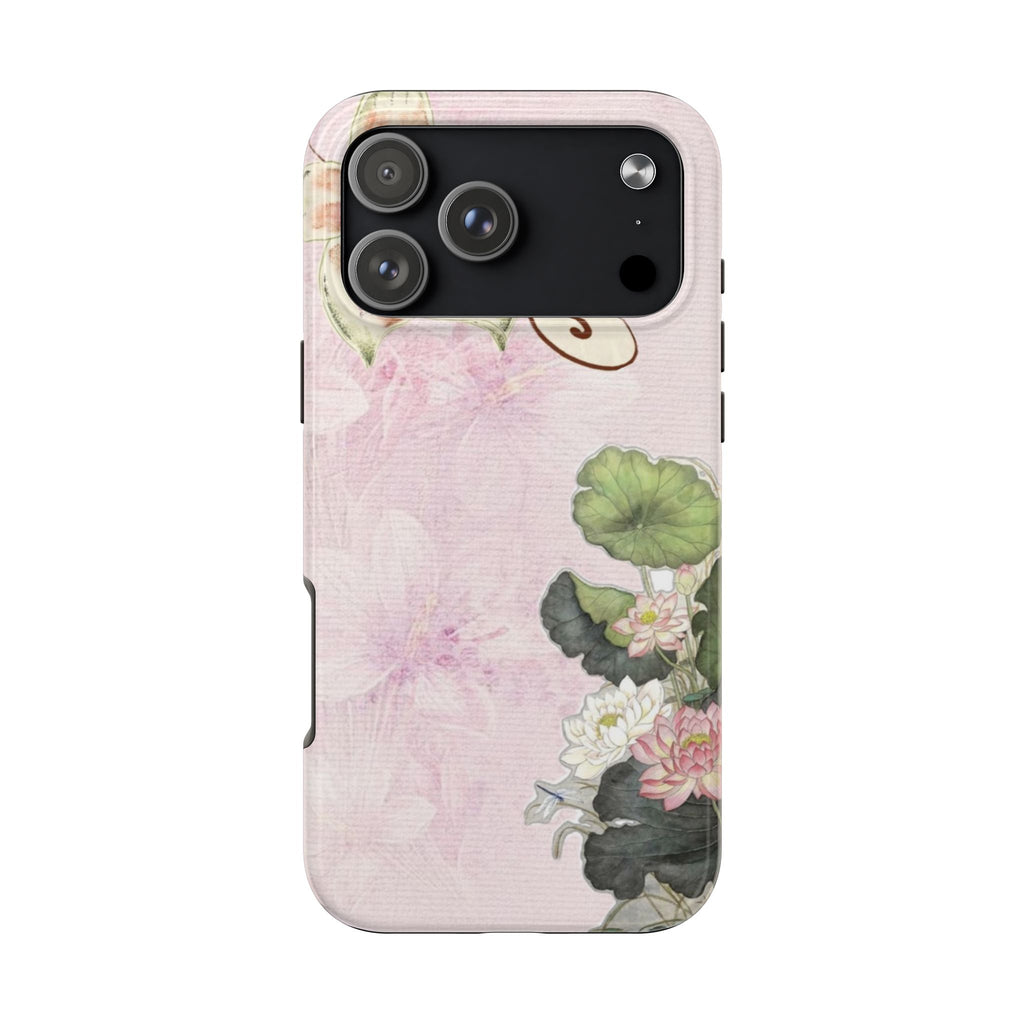 PINK WHIMSY GARDEN MUSE PHONE CASE