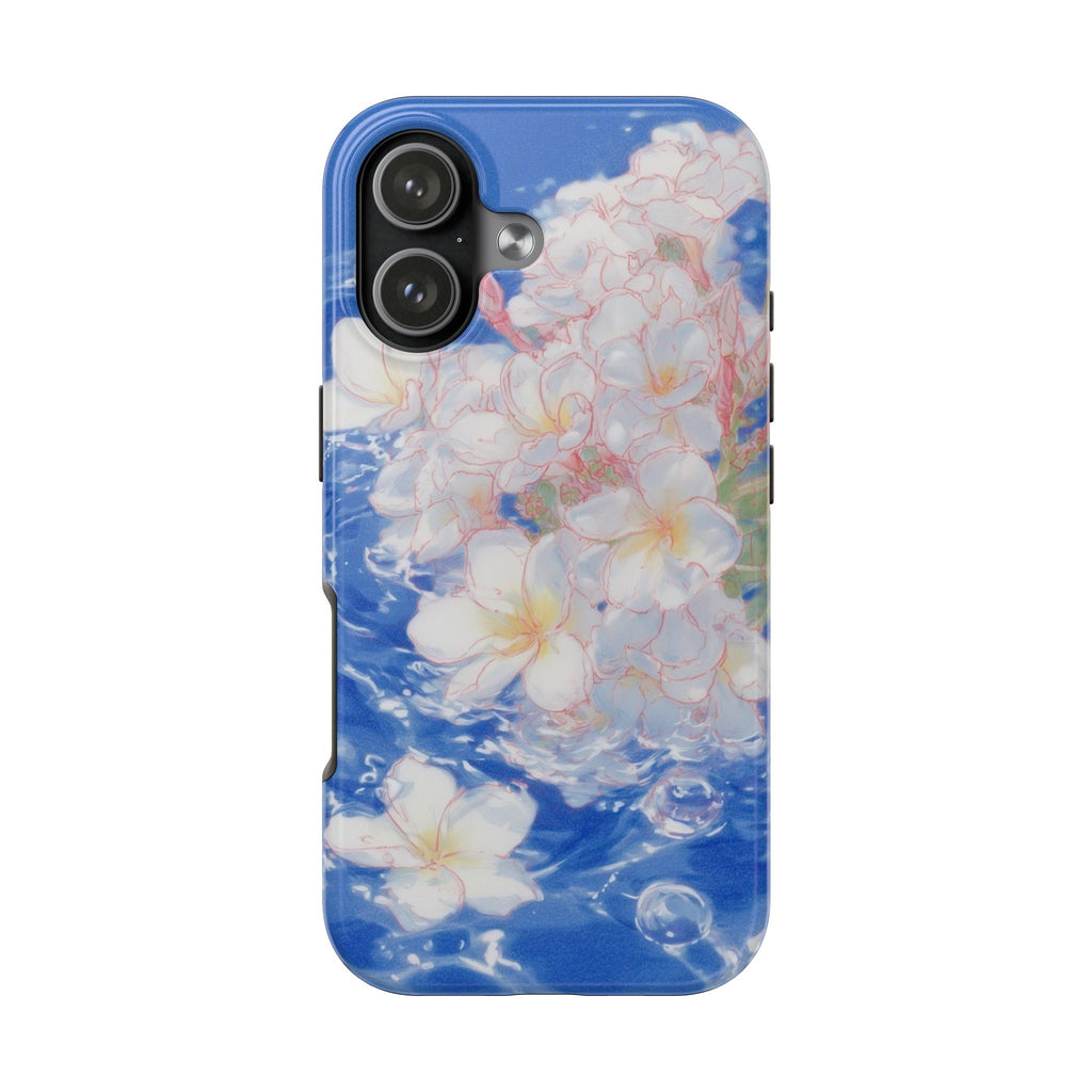 ROYAL BLUE LILY FLORAL PHONE CASE