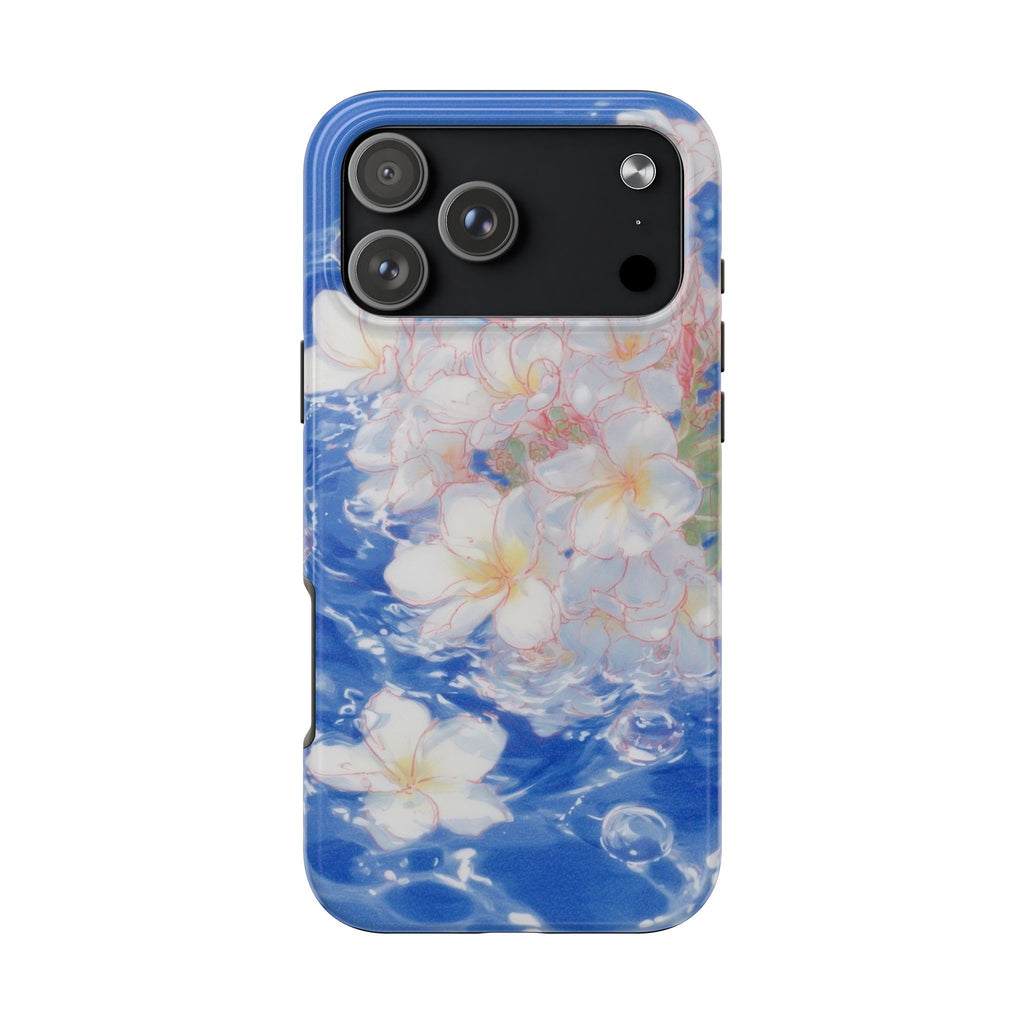 ROYAL BLUE LILY FLORAL PHONE CASE