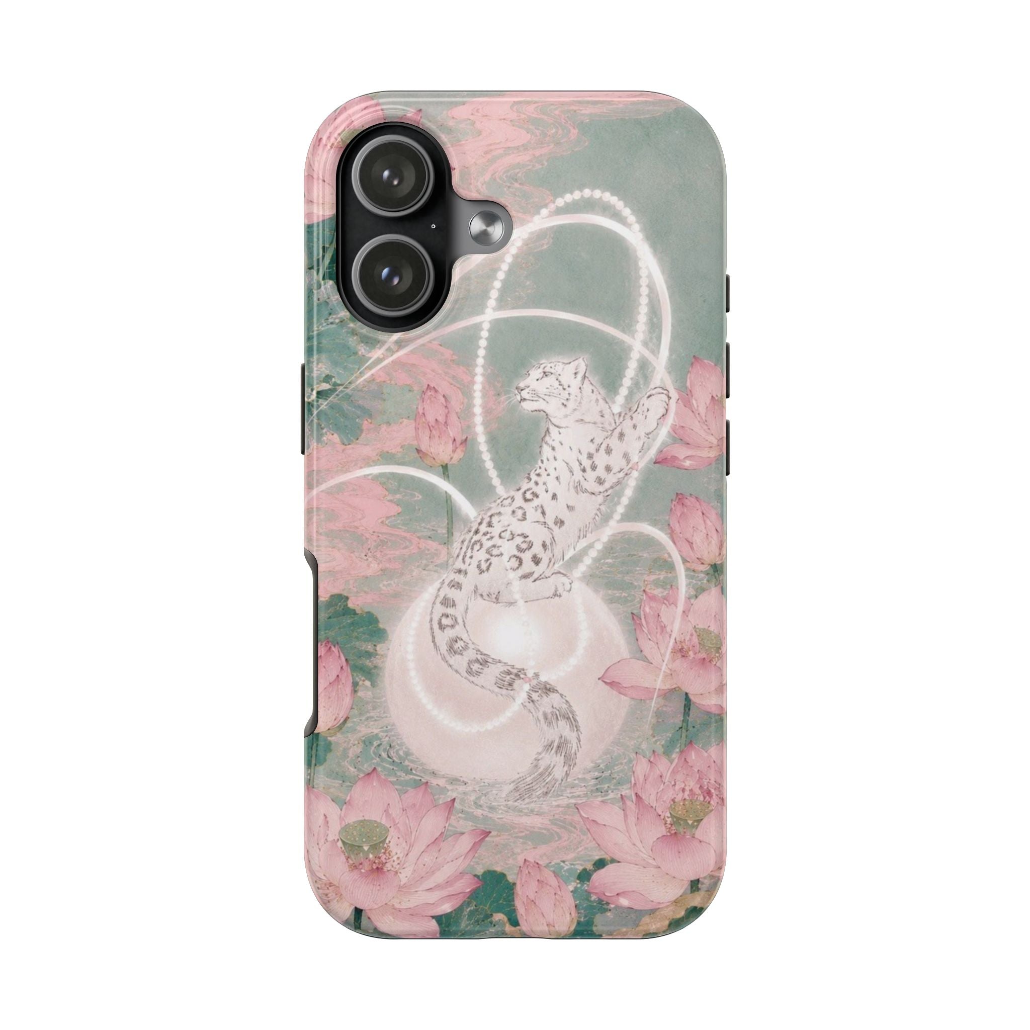 SECRET GARDEN WHIMSY LEOPARD PHONE CASE