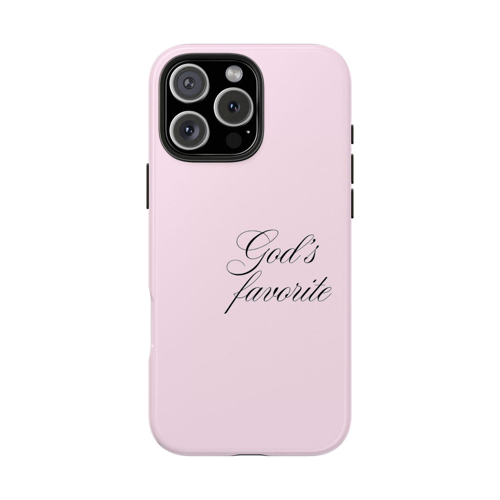 PINK GOD'S FAVORITE PHONE CASE