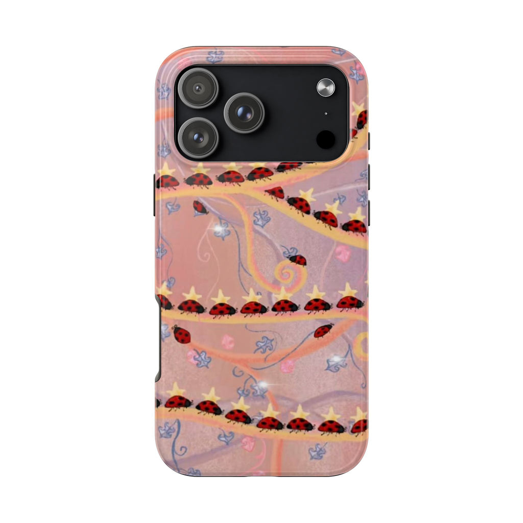 WHIMSY LADYBUG CITY PHONE CASE