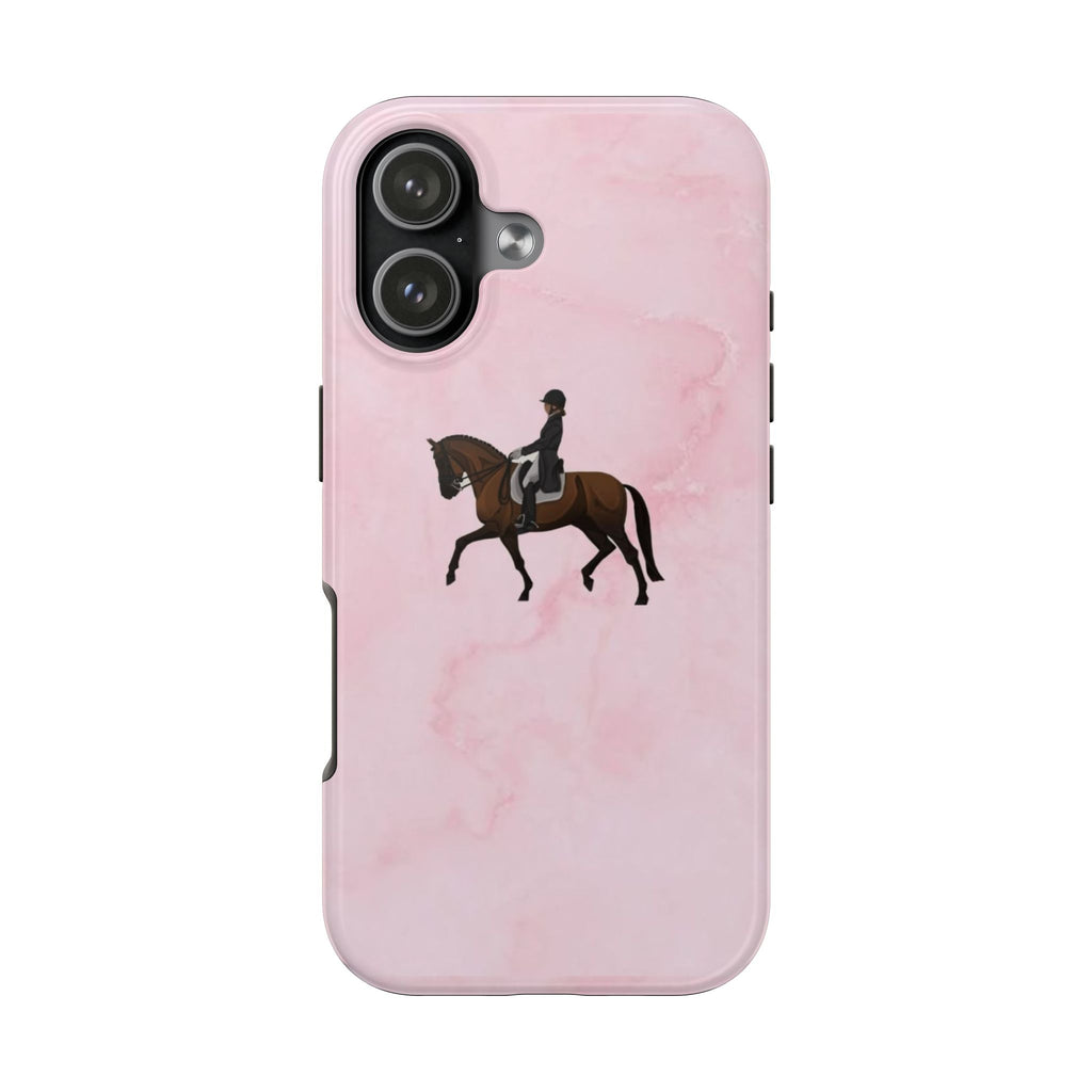 PINK JUMPING HORSE PHONE CASE