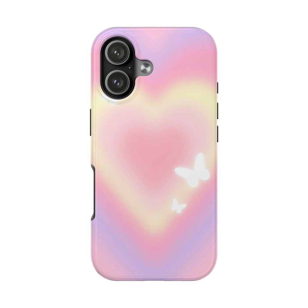 HEART AURA BUTTERFLIES PHONE CASE