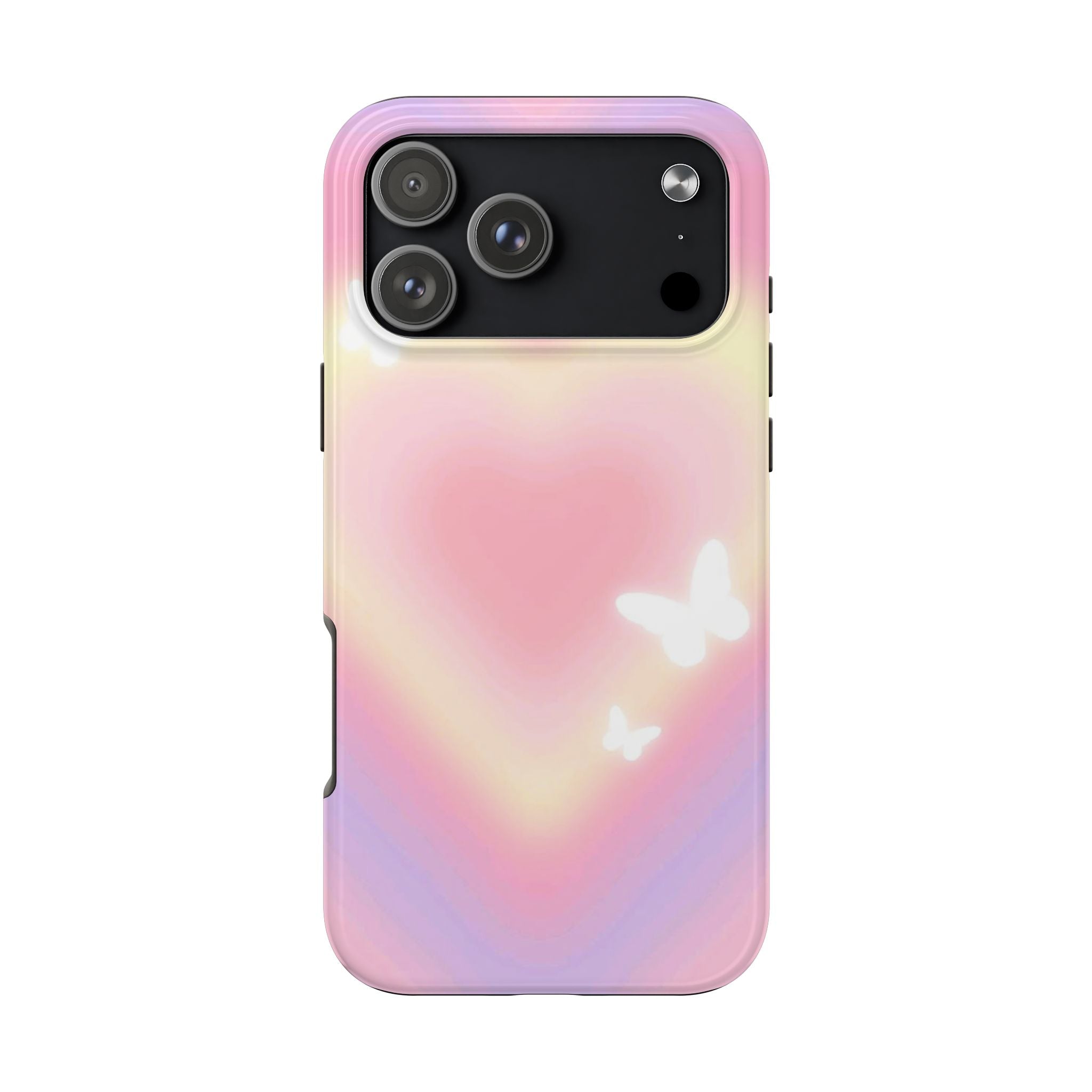 HEART AURA BUTTERFLIES PHONE CASE