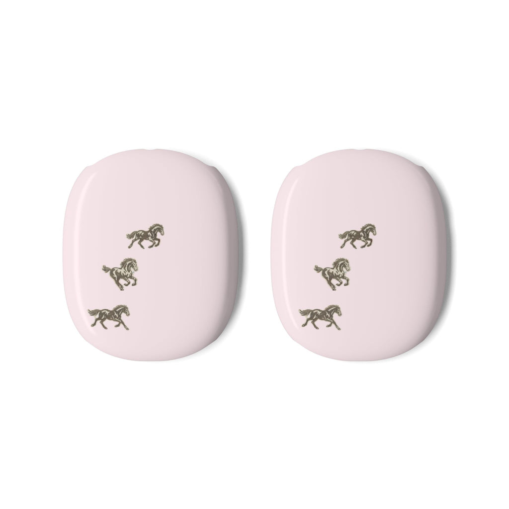 PINK MINI WESTERN HORSES AIRPODS MAX CASE COVERS