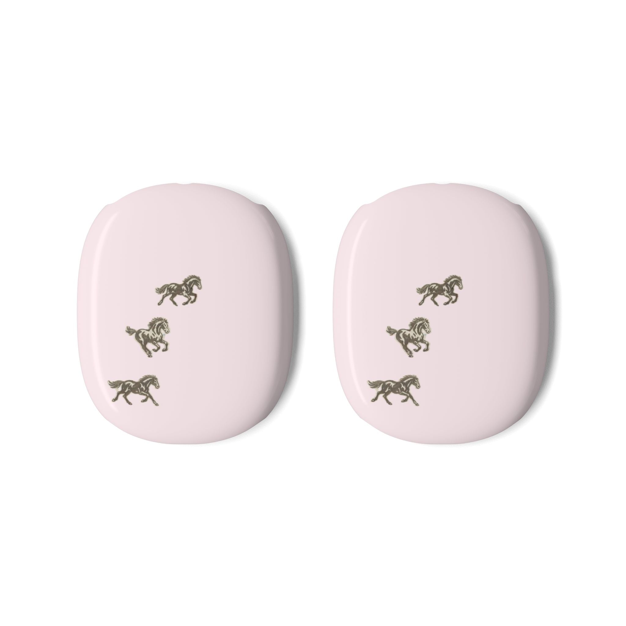 PINK MINI WESTERN HORSES AIRPODS MAX CASE COVERS
