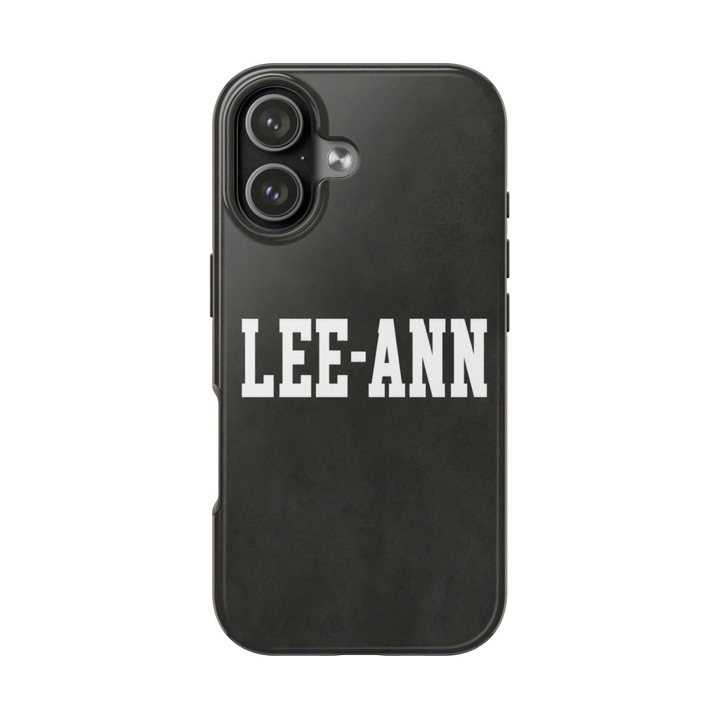 PERSONALIZED NAME CUSTOM VINTAGE GRAY VARSITY PHONE CASE