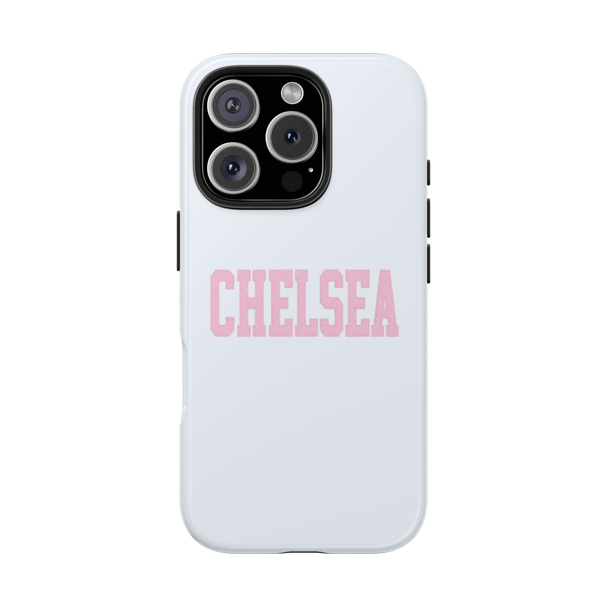 PERSONALIZED NAME CUSTOM BABY BLUE PINK VARSITY PHONE CASE