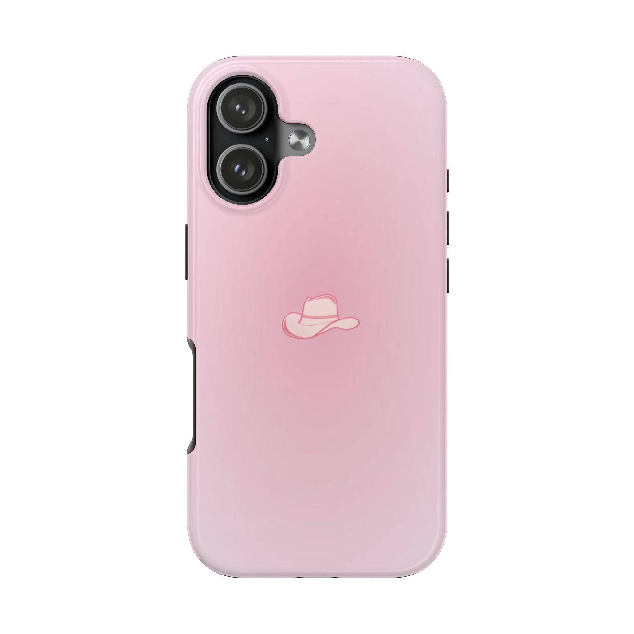 PINK AURA COWGIRL HAT PHONE CASE