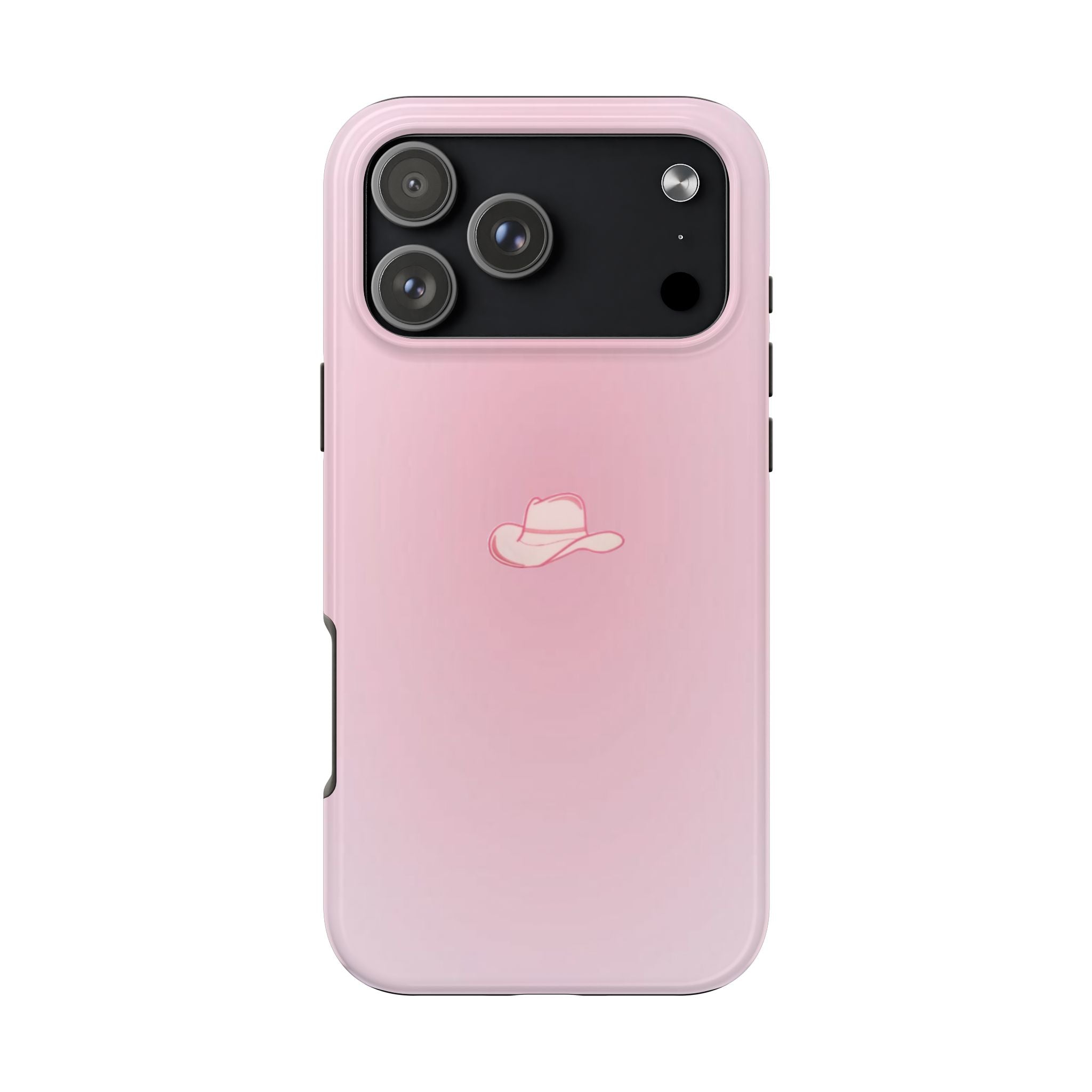 PINK AURA COWGIRL HAT PHONE CASE
