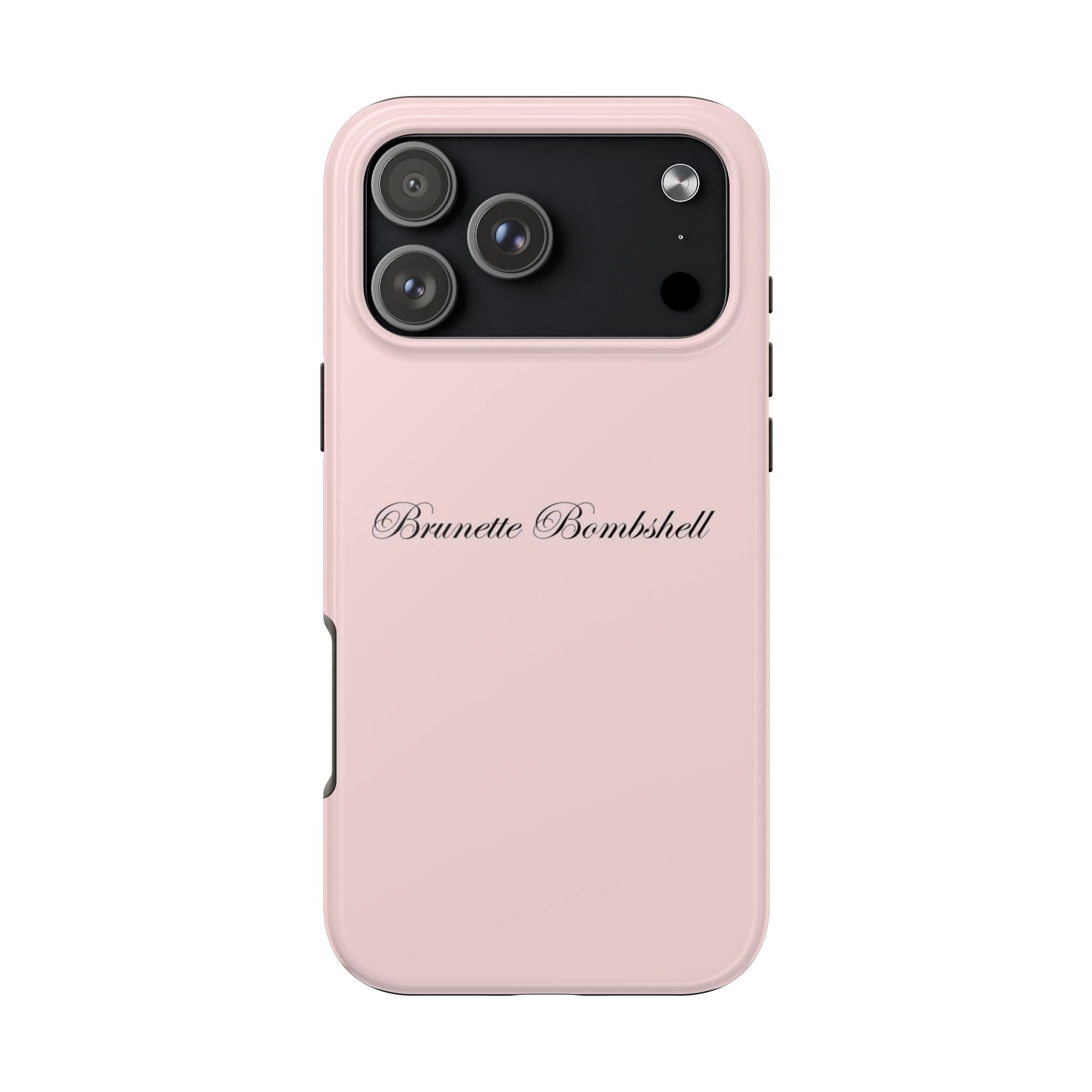 PINK BRUNETTE BOMBSHELL PHONE CASE