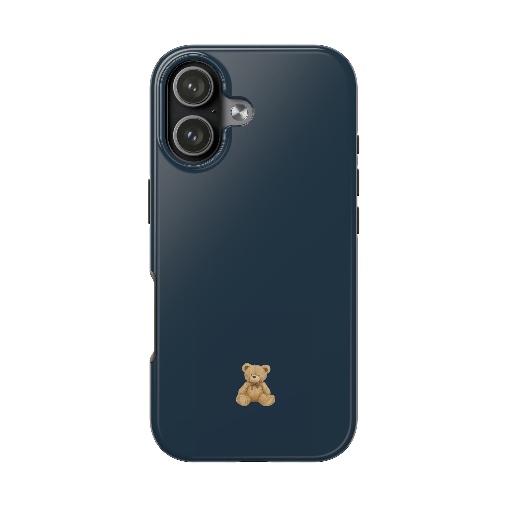 DARK TEAL MINI TEDDY BEAR PHONE CASE