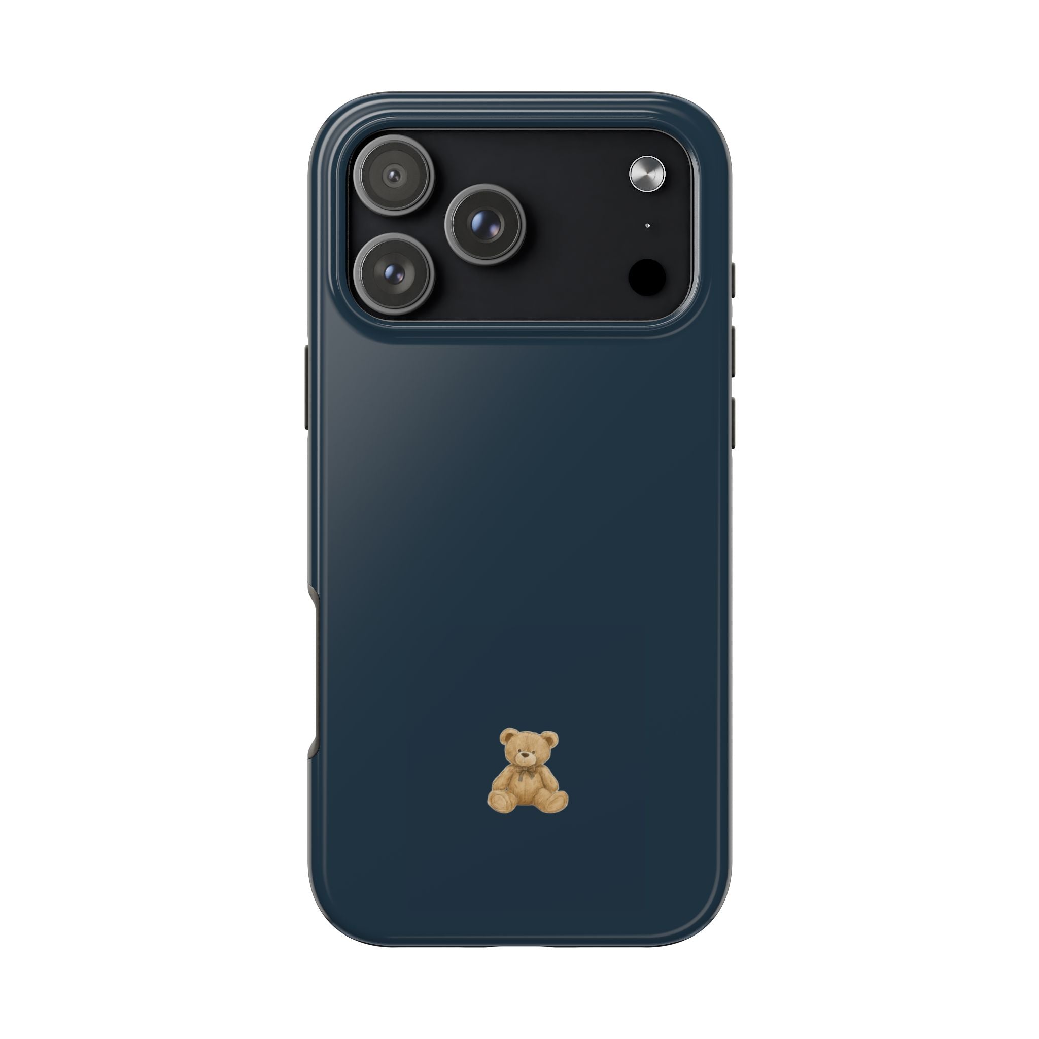 DARK TEAL MINI TEDDY BEAR PHONE CASE