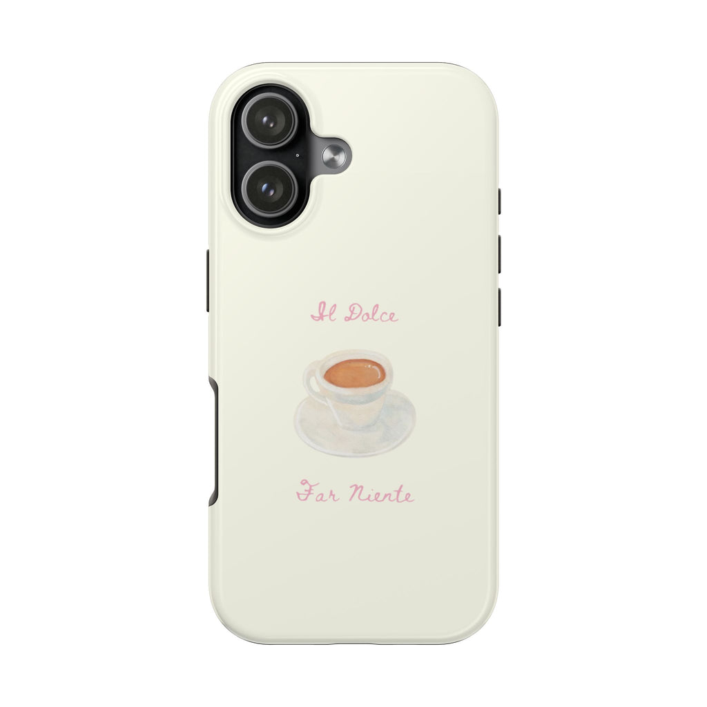 IVORY IL DOLCE FAR NIENTE ESPRESSO PHONE CASE