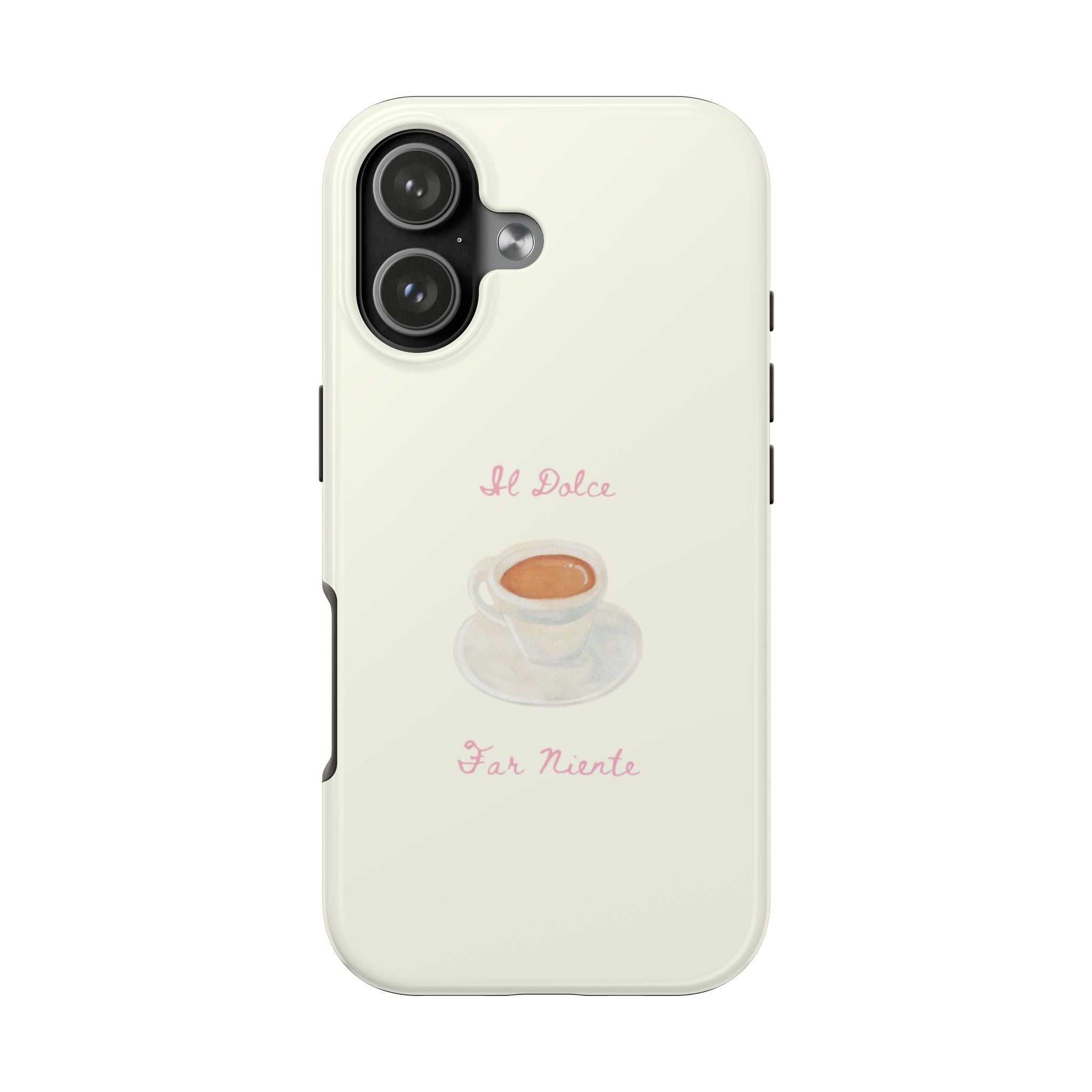 IVORY IL DOLCE FAR NIENTE ESPRESSO PHONE CASE