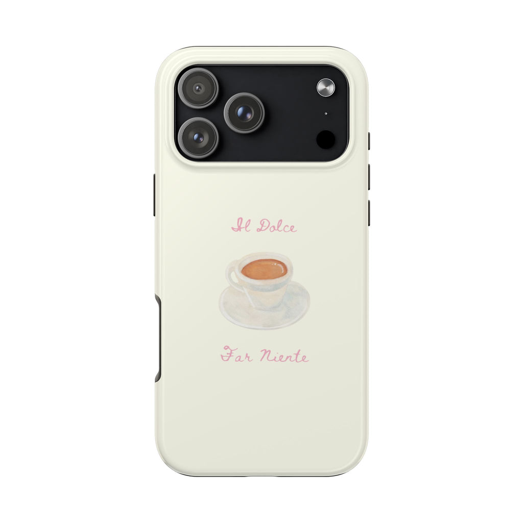 IVORY IL DOLCE FAR NIENTE ESPRESSO PHONE CASE