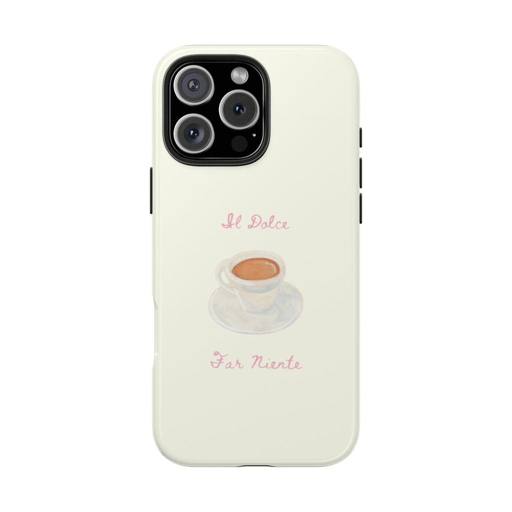 IVORY IL DOLCE FAR NIENTE ESPRESSO PHONE CASE