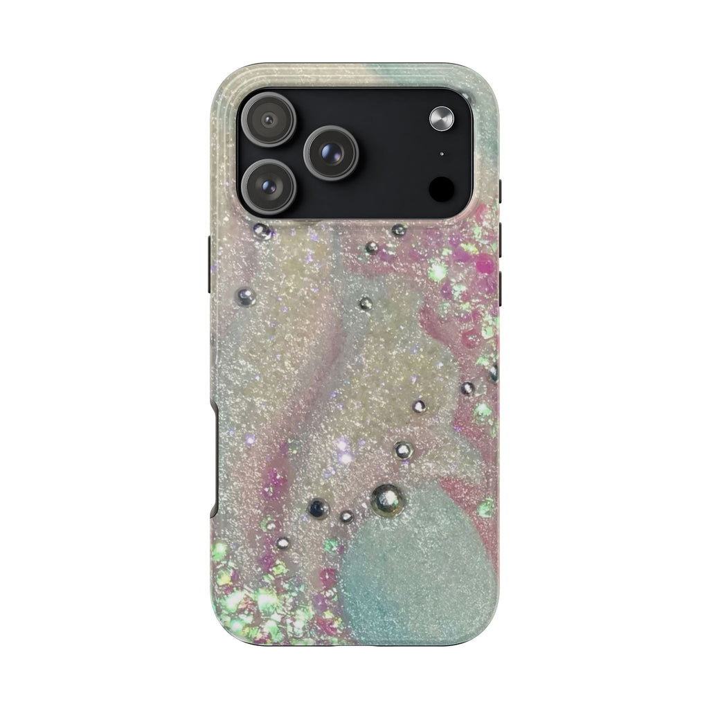 ETHEREAL GOLD WHIMSY BLUE PHONE CASE