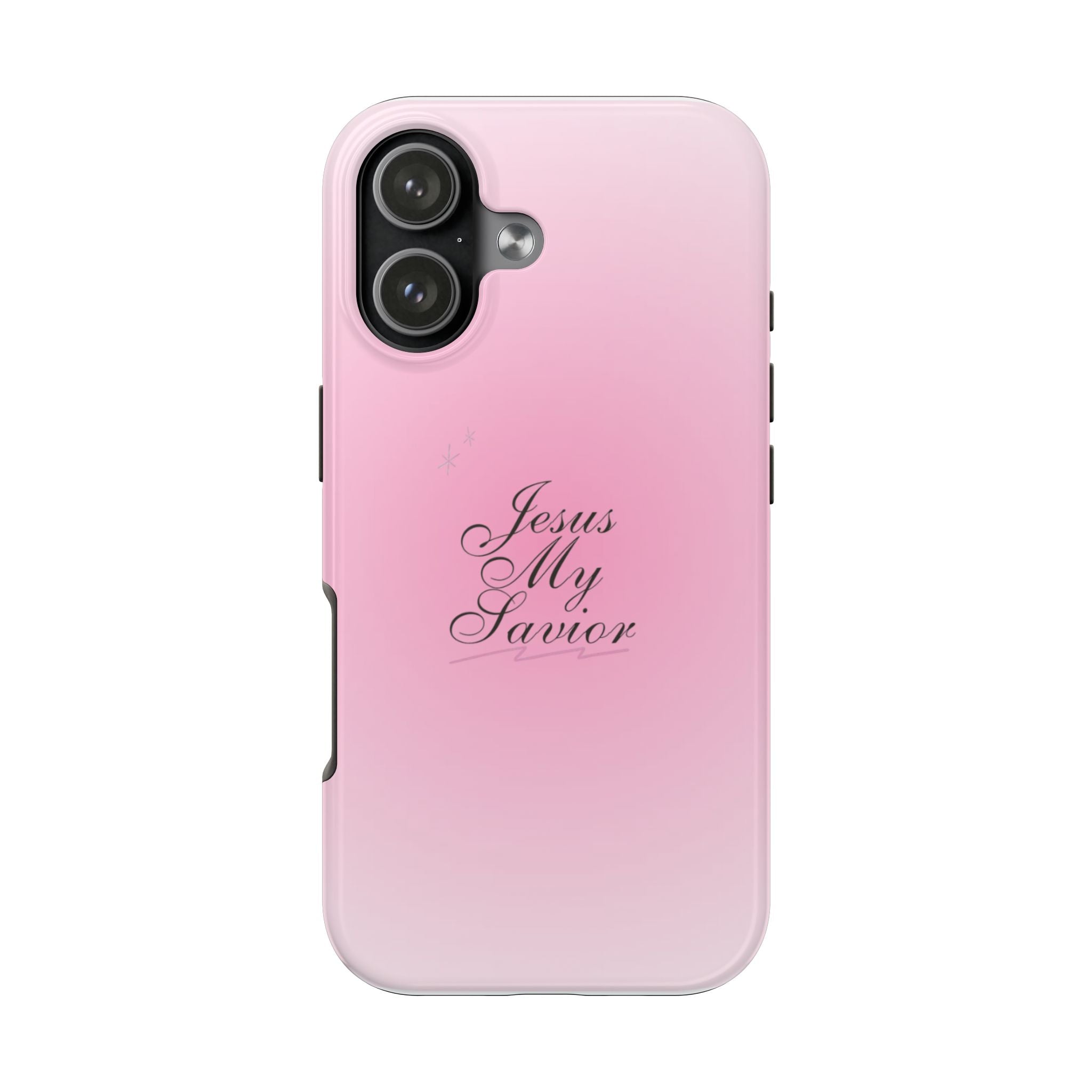 PINK AURA JESUS MY SAVIOR PHONE CASE
