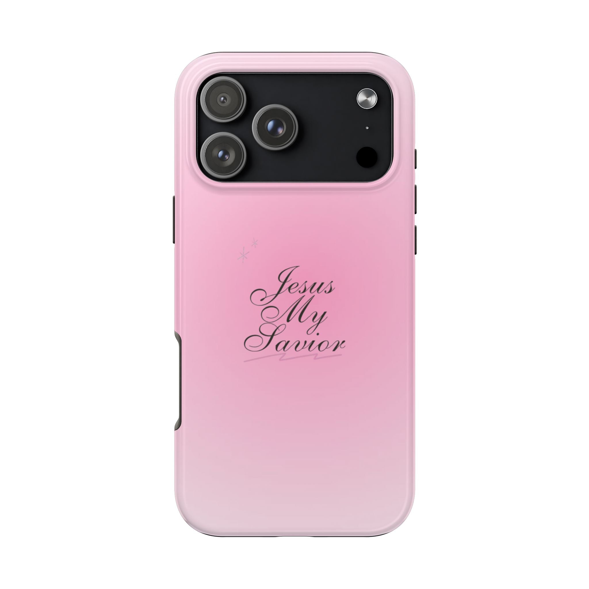 PINK AURA JESUS MY SAVIOR PHONE CASE